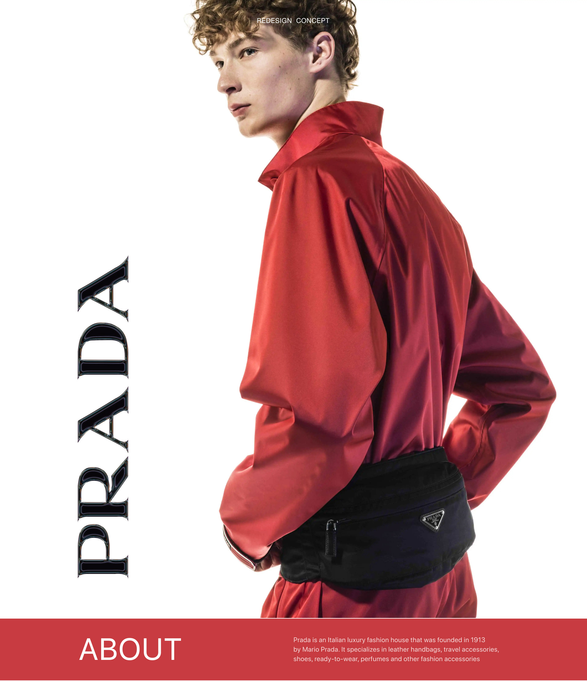 Prada — redesign website — Изображение №1 — Интерфейсы на Dprofile
