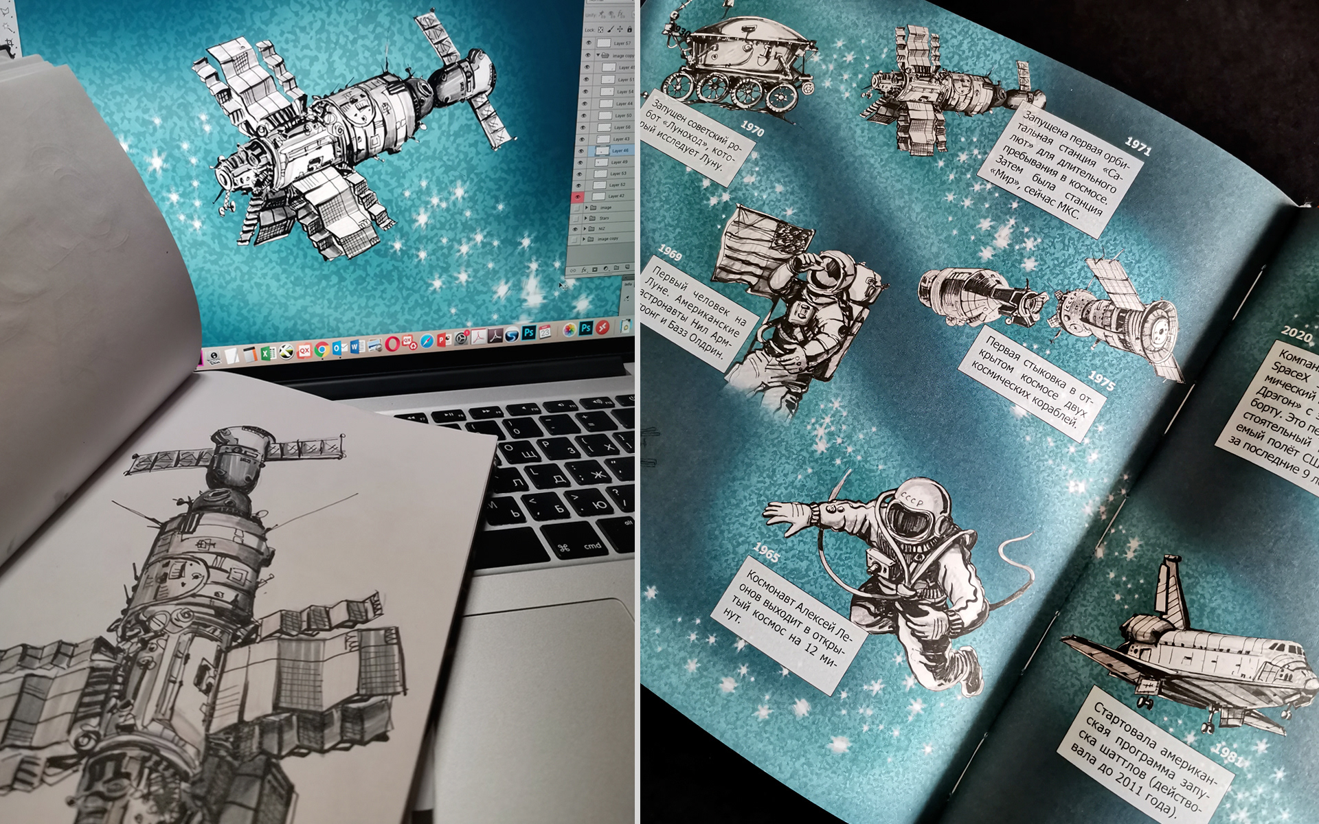 We are in Space. — Изображение №5 — Иллюстрация, Графика на Dprofile