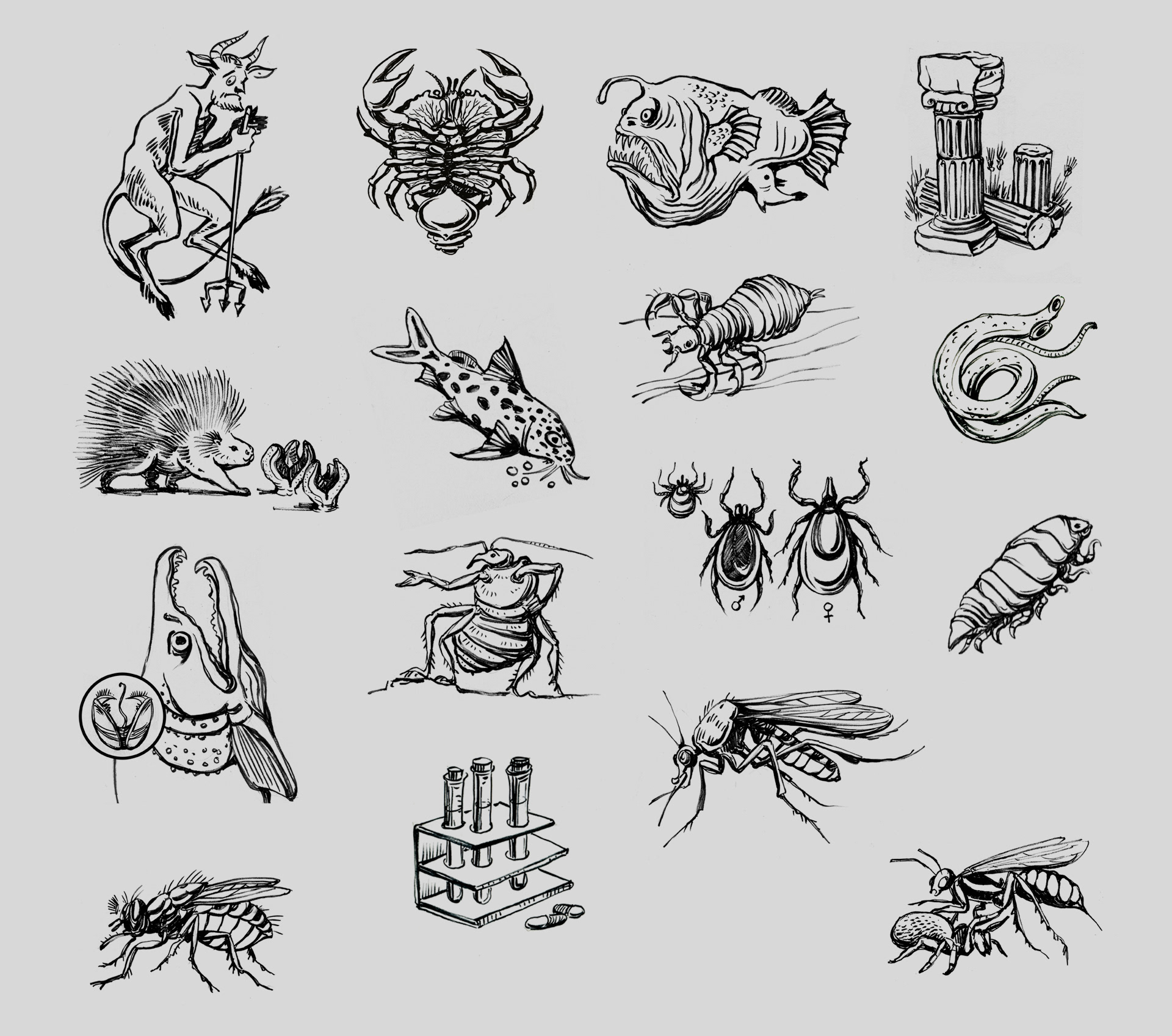 Amazing parasites — Изображение №22 — Иллюстрация, Графика на Dprofile