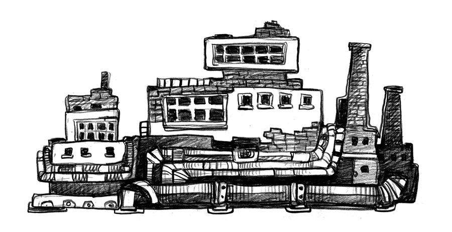 Illustrations for the book "Factory". — Изображение №6 — Иллюстрация, Графика на Dprofile