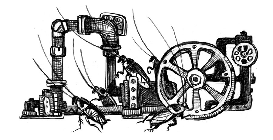 Illustrations for the book "Factory". — Изображение №10 — Иллюстрация, Графика на Dprofile