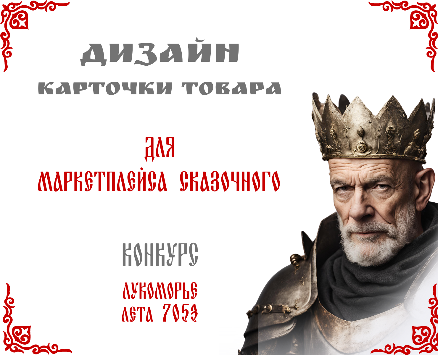 Дизайн карточки товара для конкурса "Лукоморье 2024" — Графика, Маркетинг на Dprofile