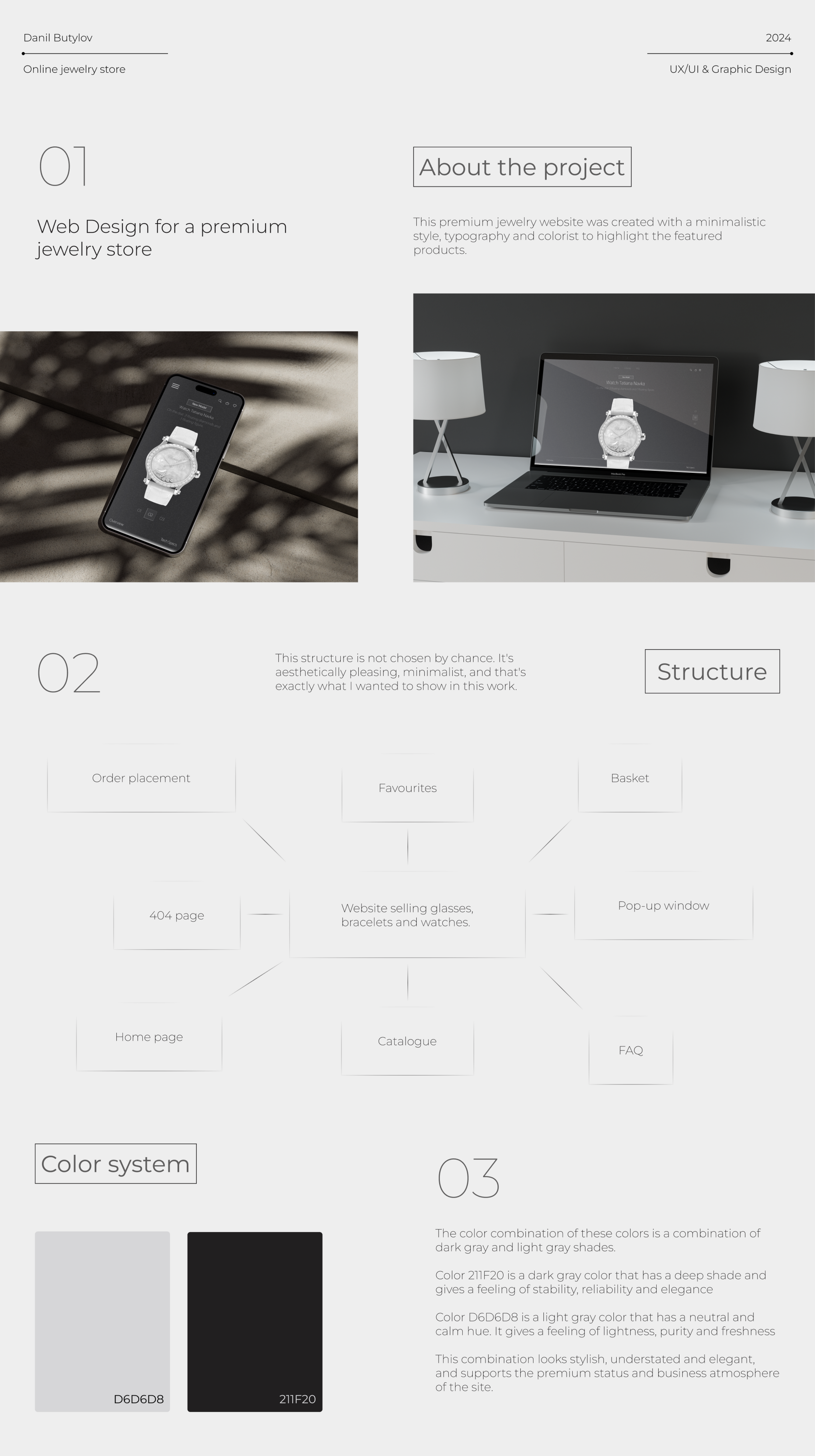 Premium Jewelry / Online Store — Изображение №1 — Интерфейсы на Dprofile