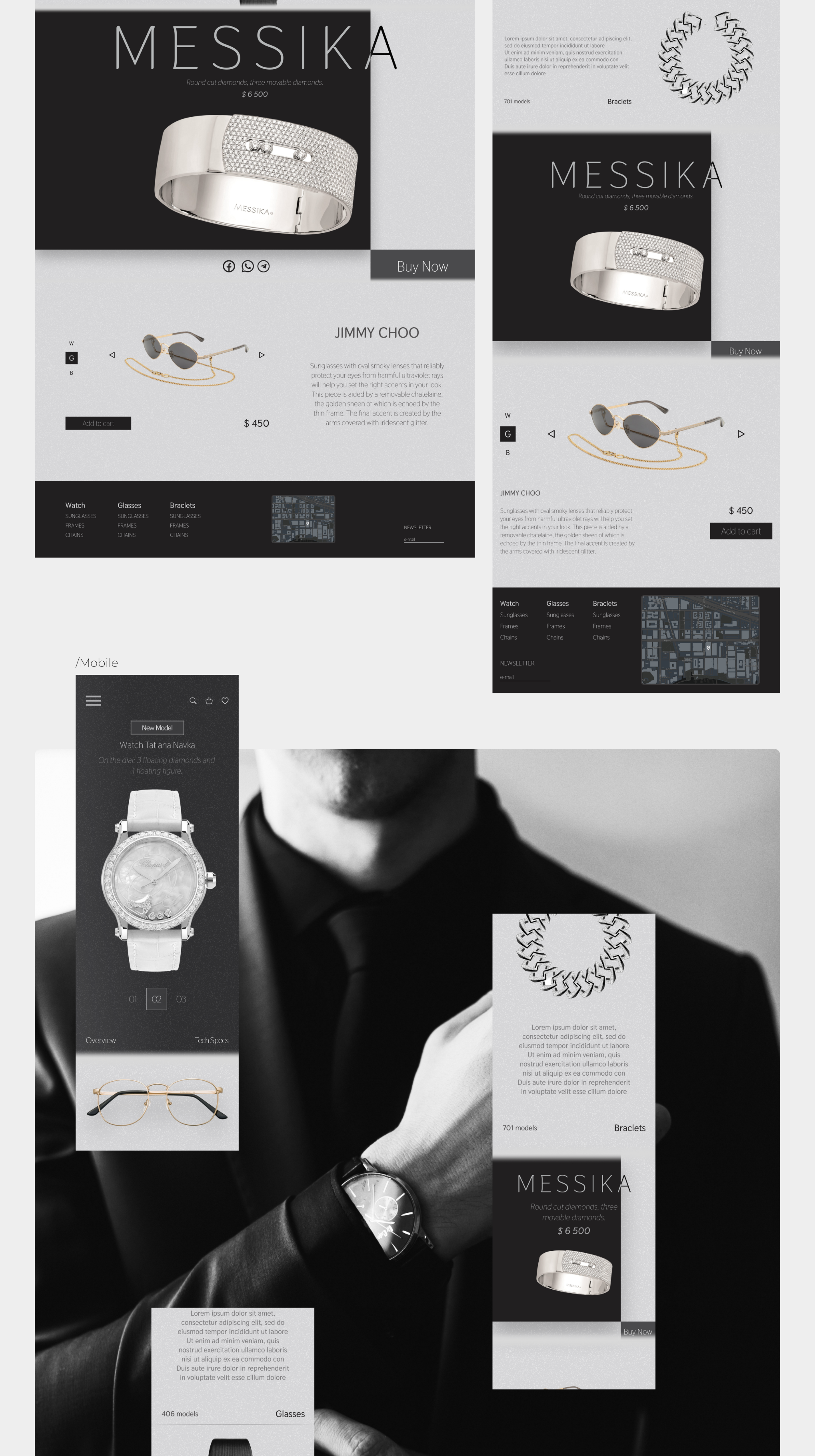 Premium Jewelry / Online Store — Изображение №4 — Интерфейсы на Dprofile