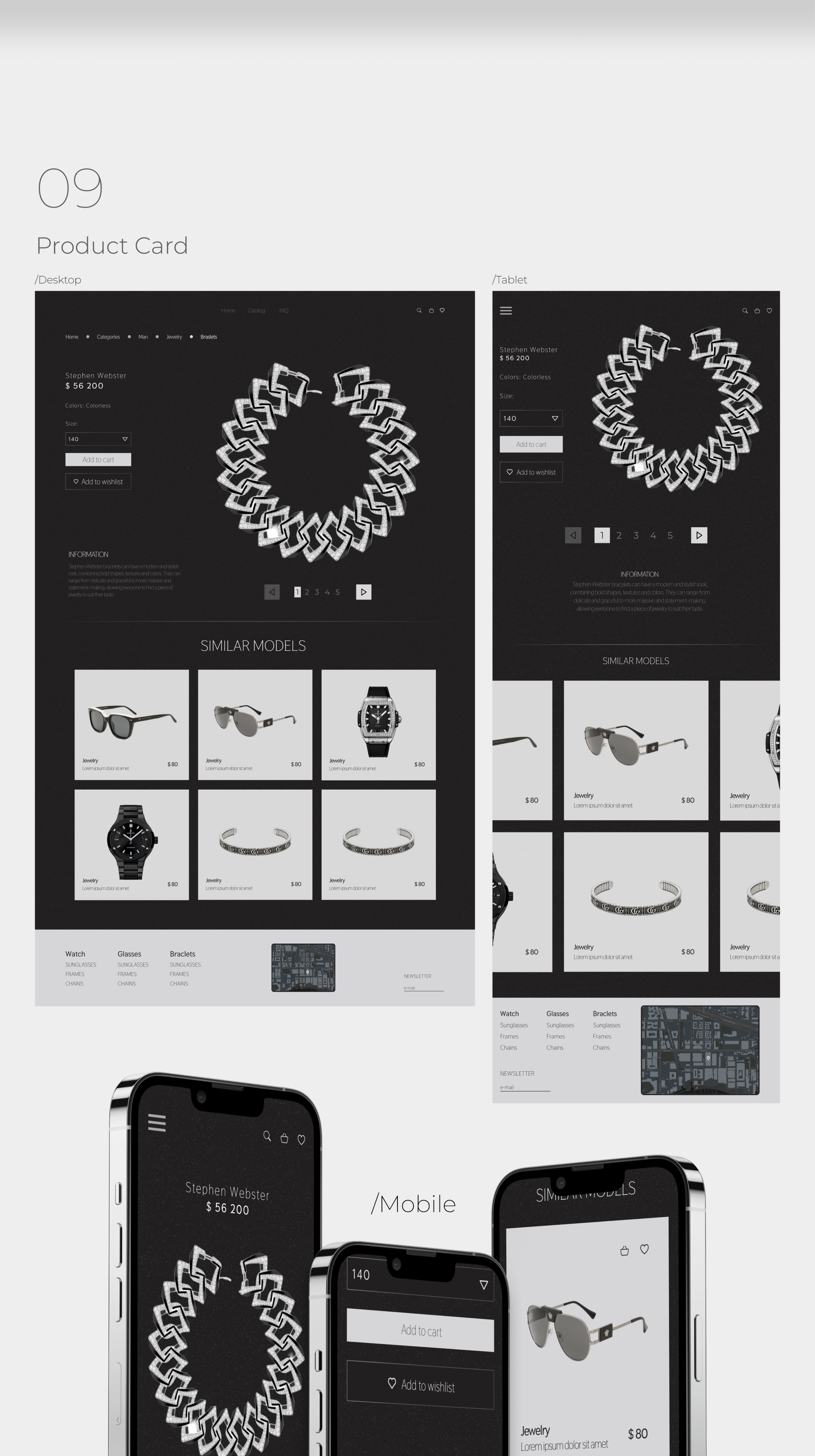 Premium Jewelry / Online Store — Изображение №8 — Интерфейсы на Dprofile