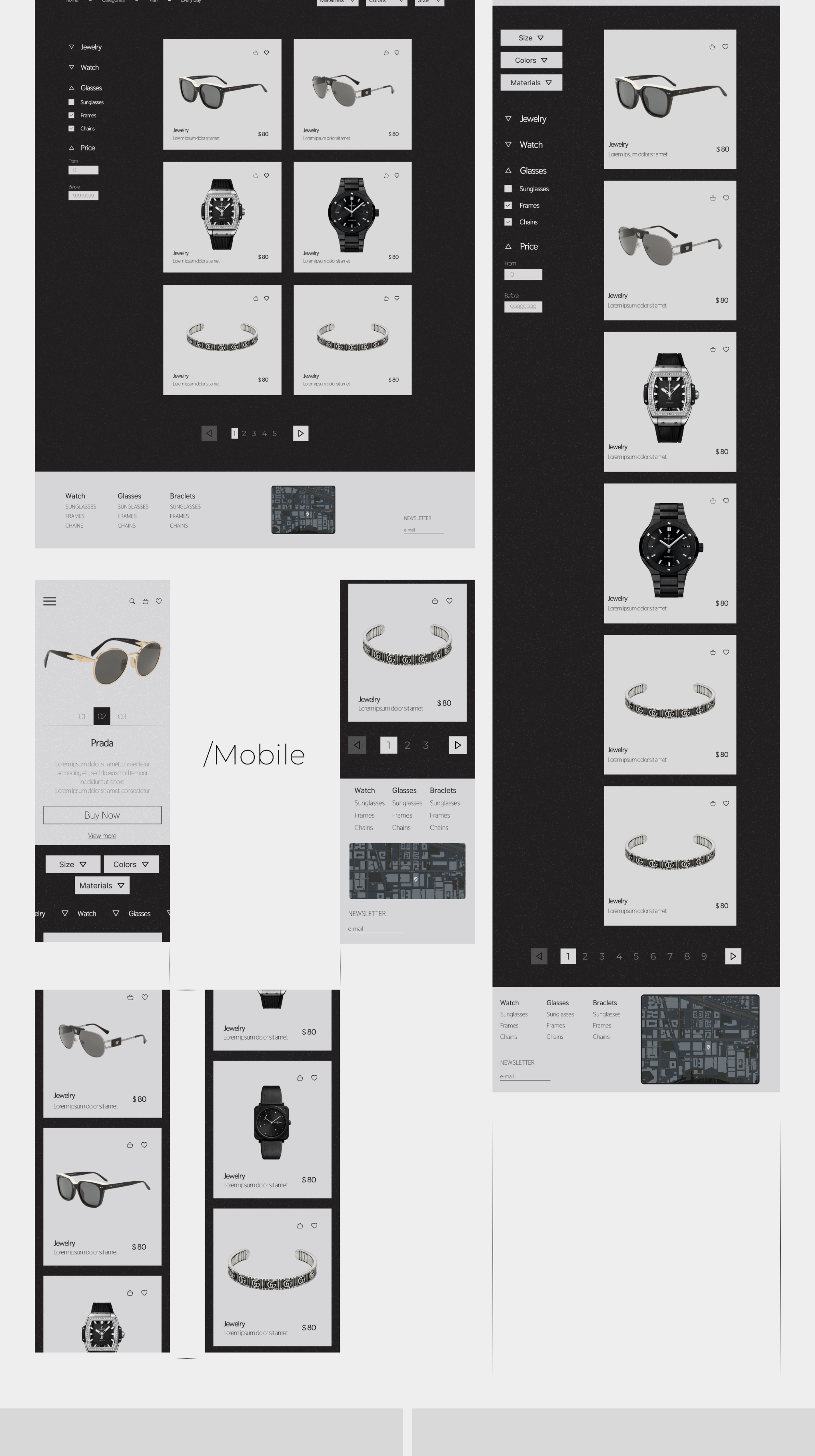 Premium Jewelry / Online Store — Изображение №6 — Интерфейсы на Dprofile