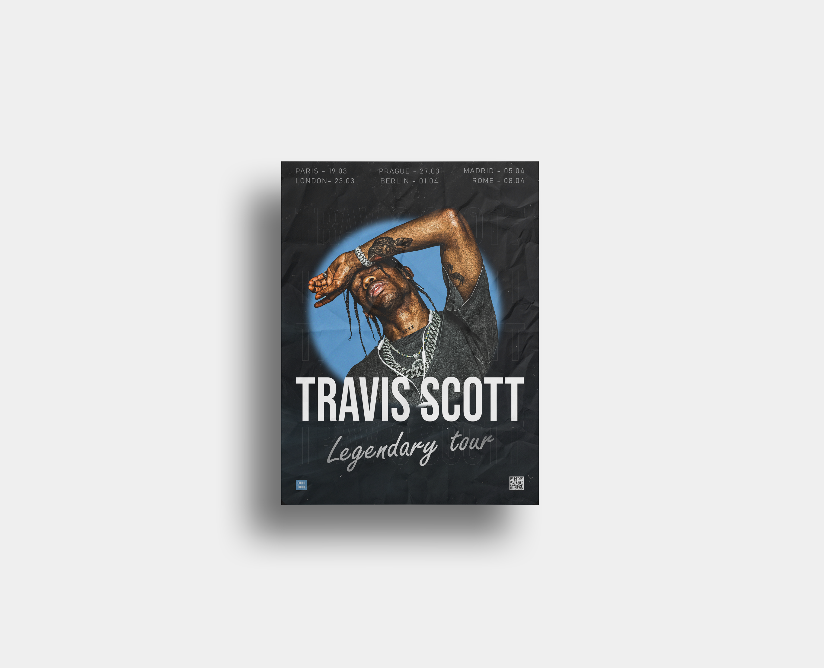 Travis Scott Tour Poster на Dprofile