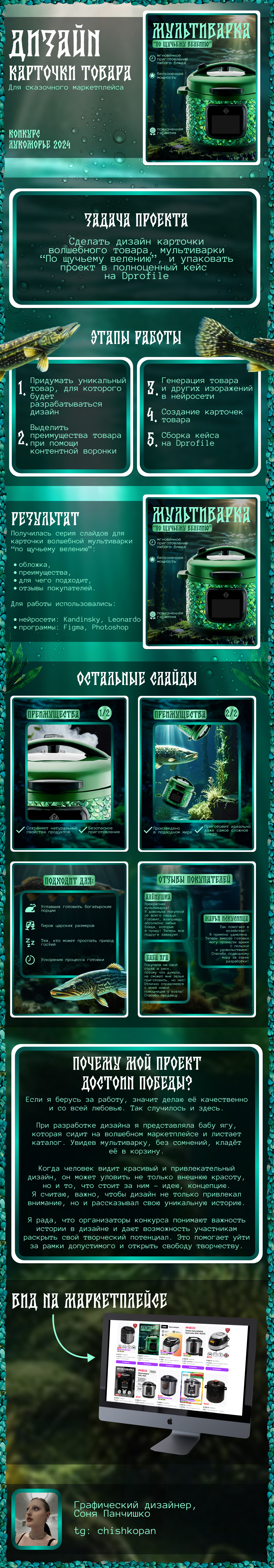 Лукоморье 2024. Инфографика для сказочного маркетплейса. — Изображение №1 — Иллюстрация, Графика на Dprofile