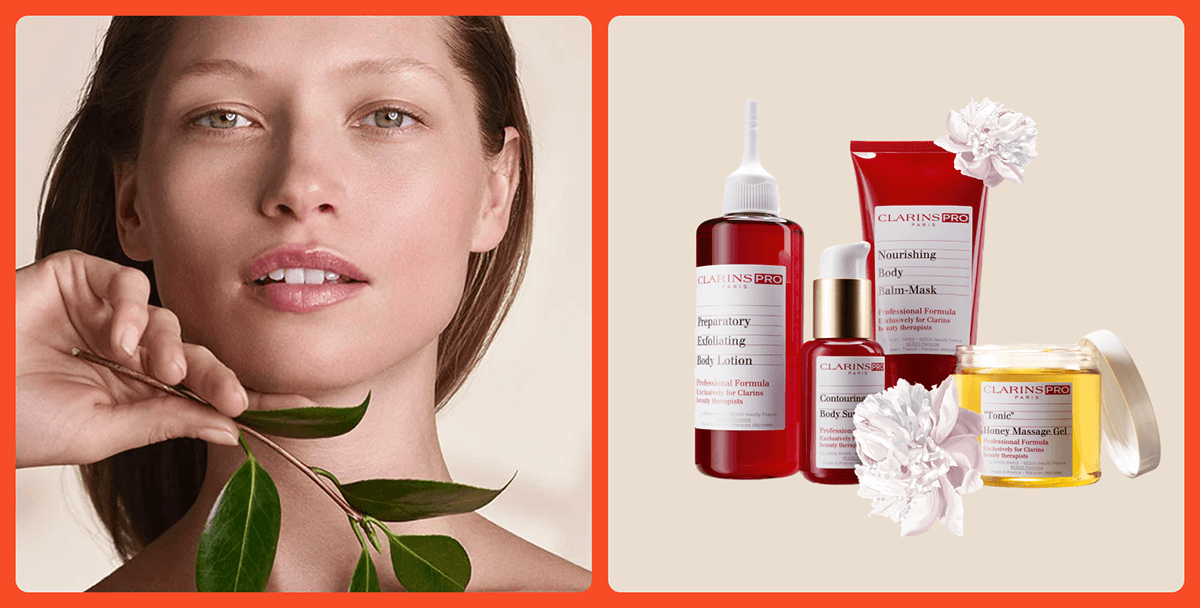 КОРПОРАТИВНЫЙ САЙТ - CLARINS — Изображение №7 — Интерфейсы, Графика на Dprofile