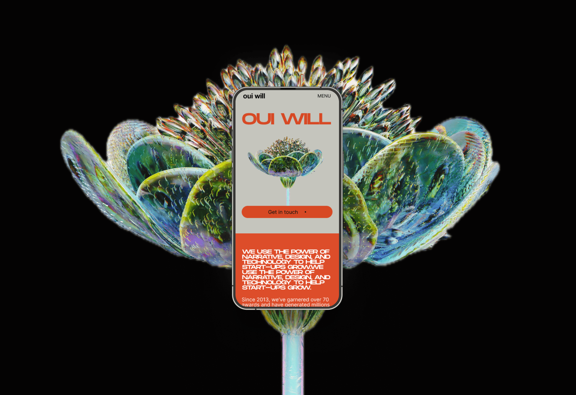 Digital agency - OUI WILL — Изображение №1 — Интерфейсы, Графика на Dprofile