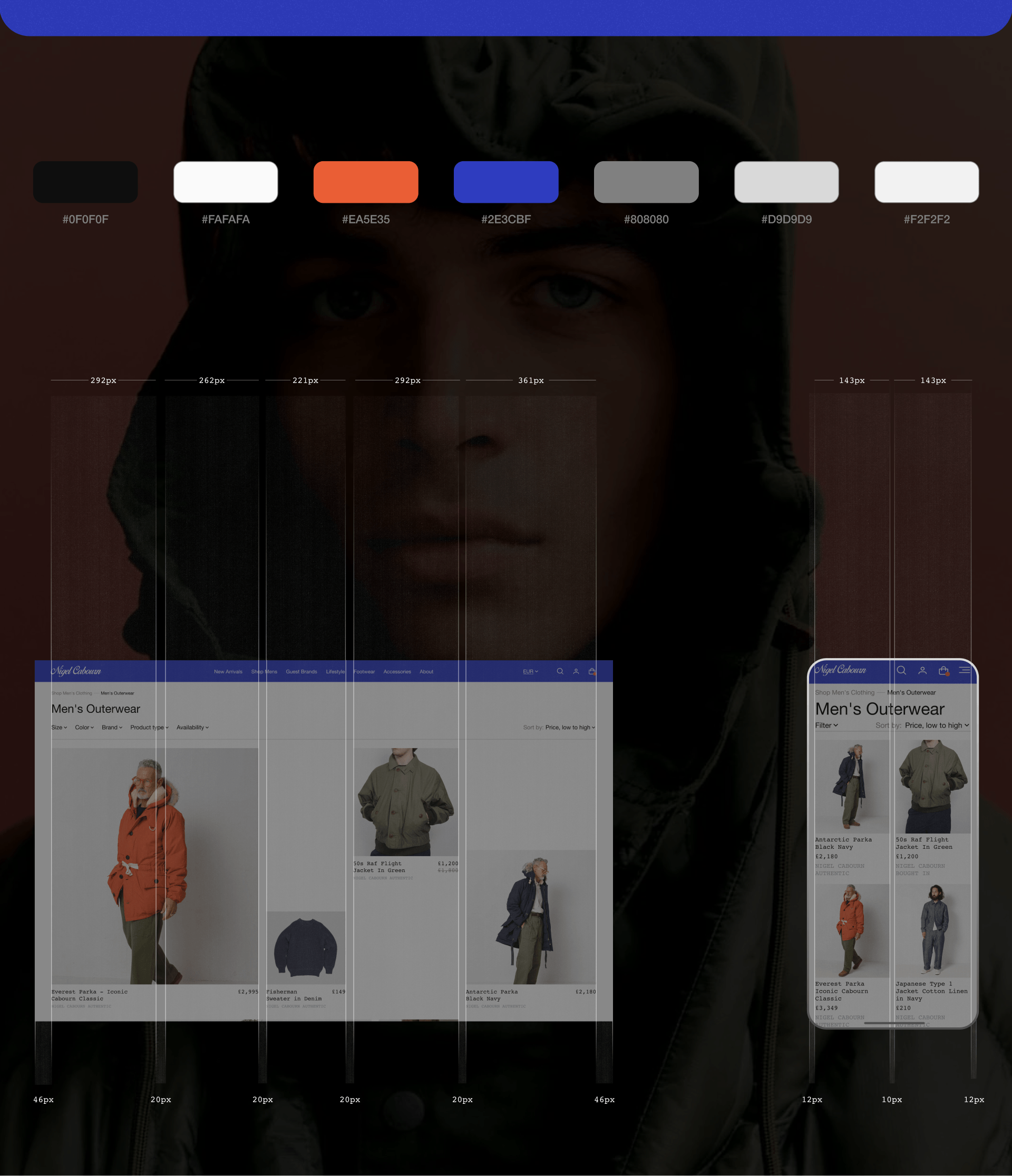 Nigel Cabourn — Изображение №8 — Интерфейсы, Графика на Dprofile