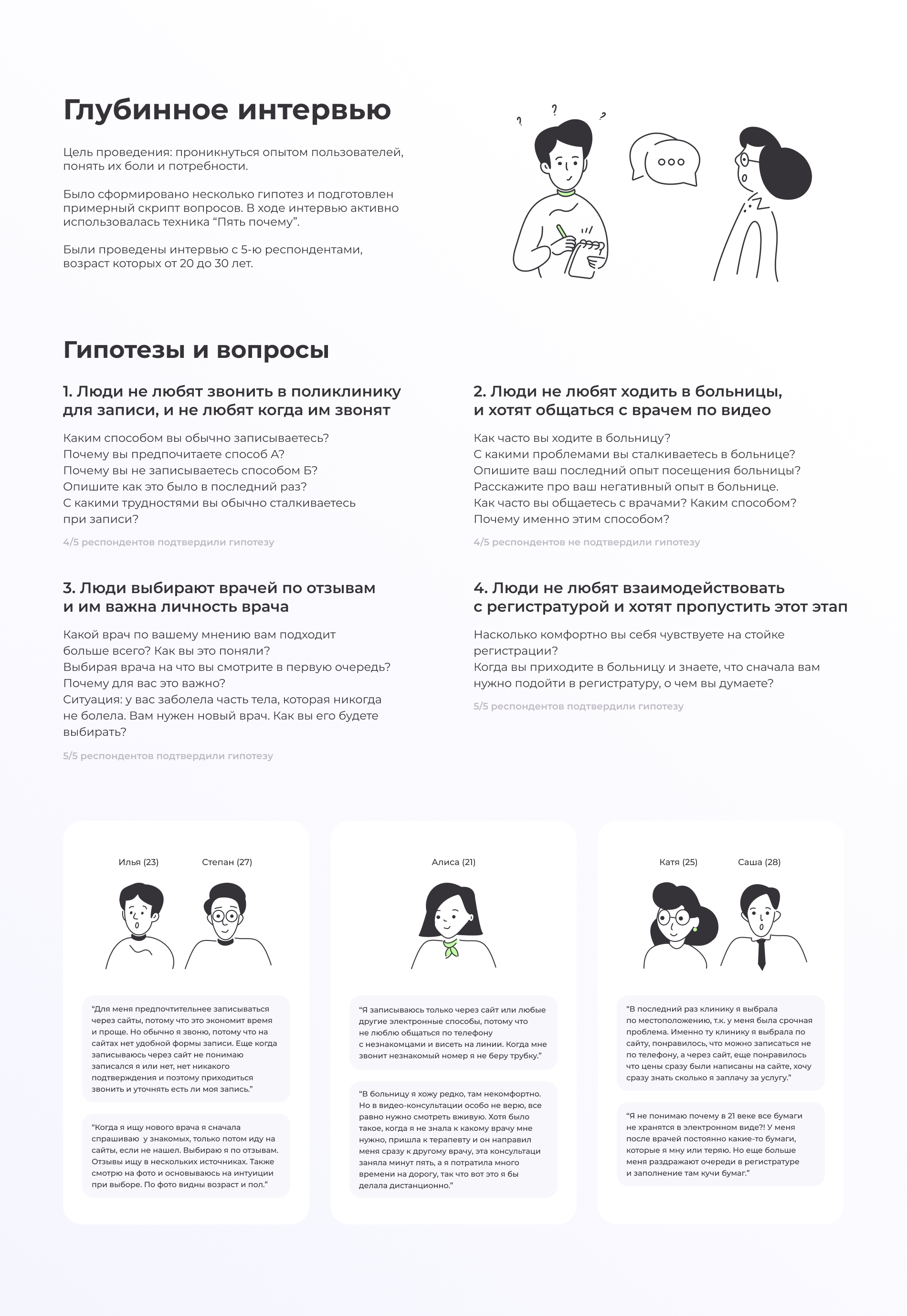 UX/UI Case study - Medical App — Изображение №5 — Интерфейсы на Dprofile