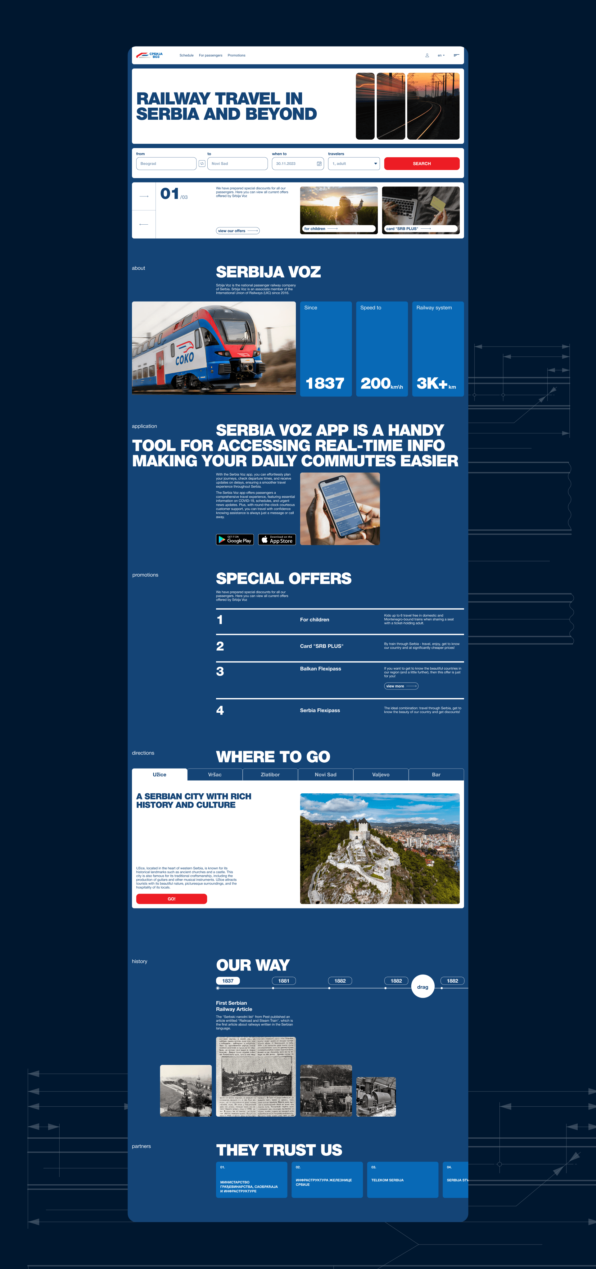 Serbia Voz | corporative website — Изображение №2 — Интерфейсы, Графика на Dprofile