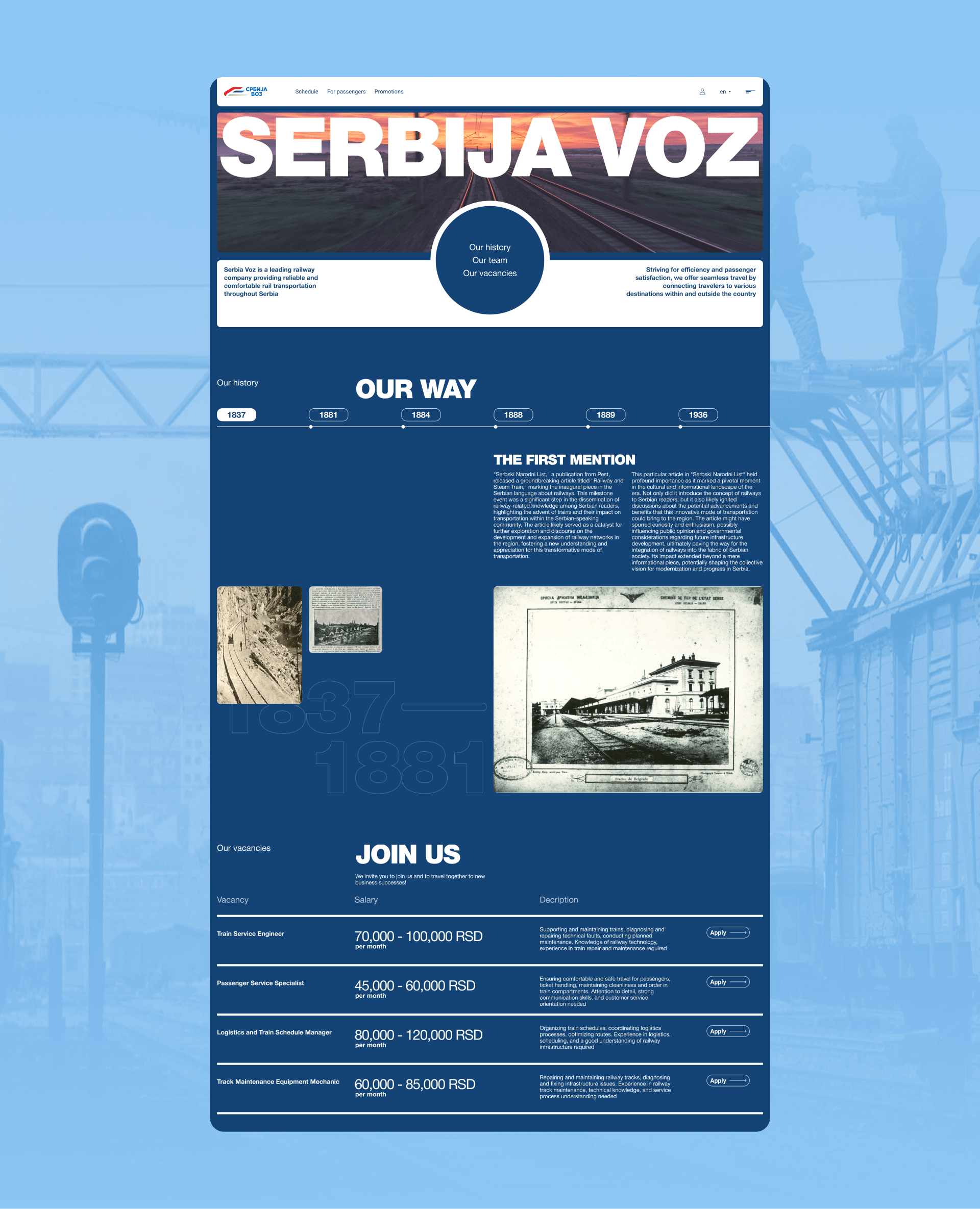 Serbia Voz | corporative website — Изображение №7 — Интерфейсы, Графика на Dprofile