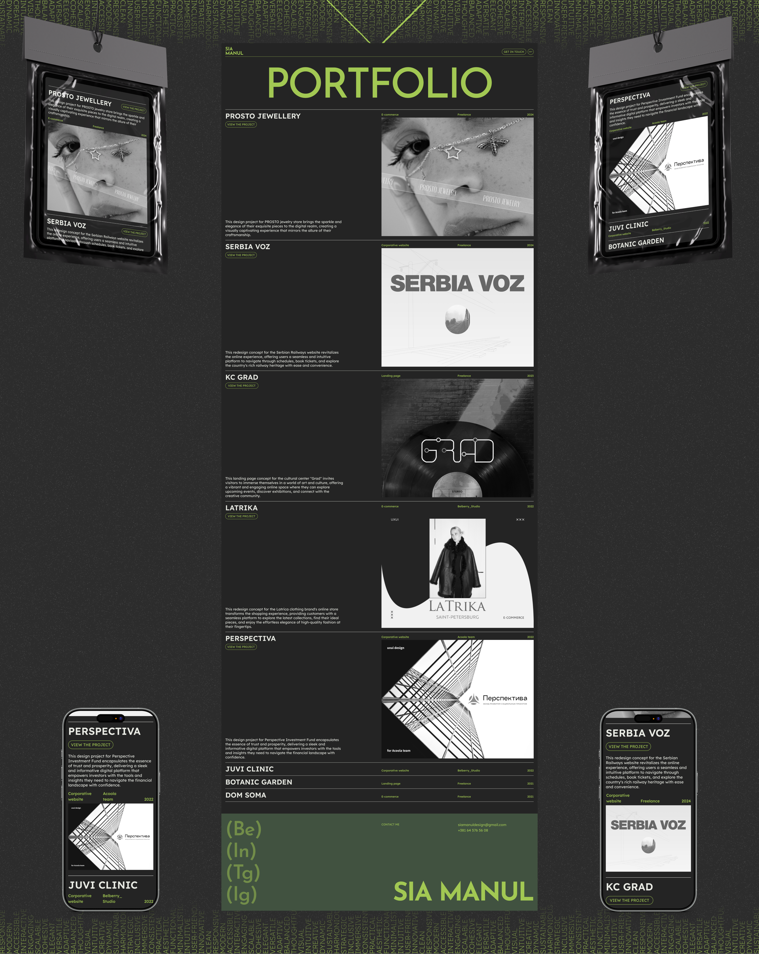 Portfolio for UX\UI designer | SiaManul — Изображение №8 — Интерфейсы, Анимация на Dprofile