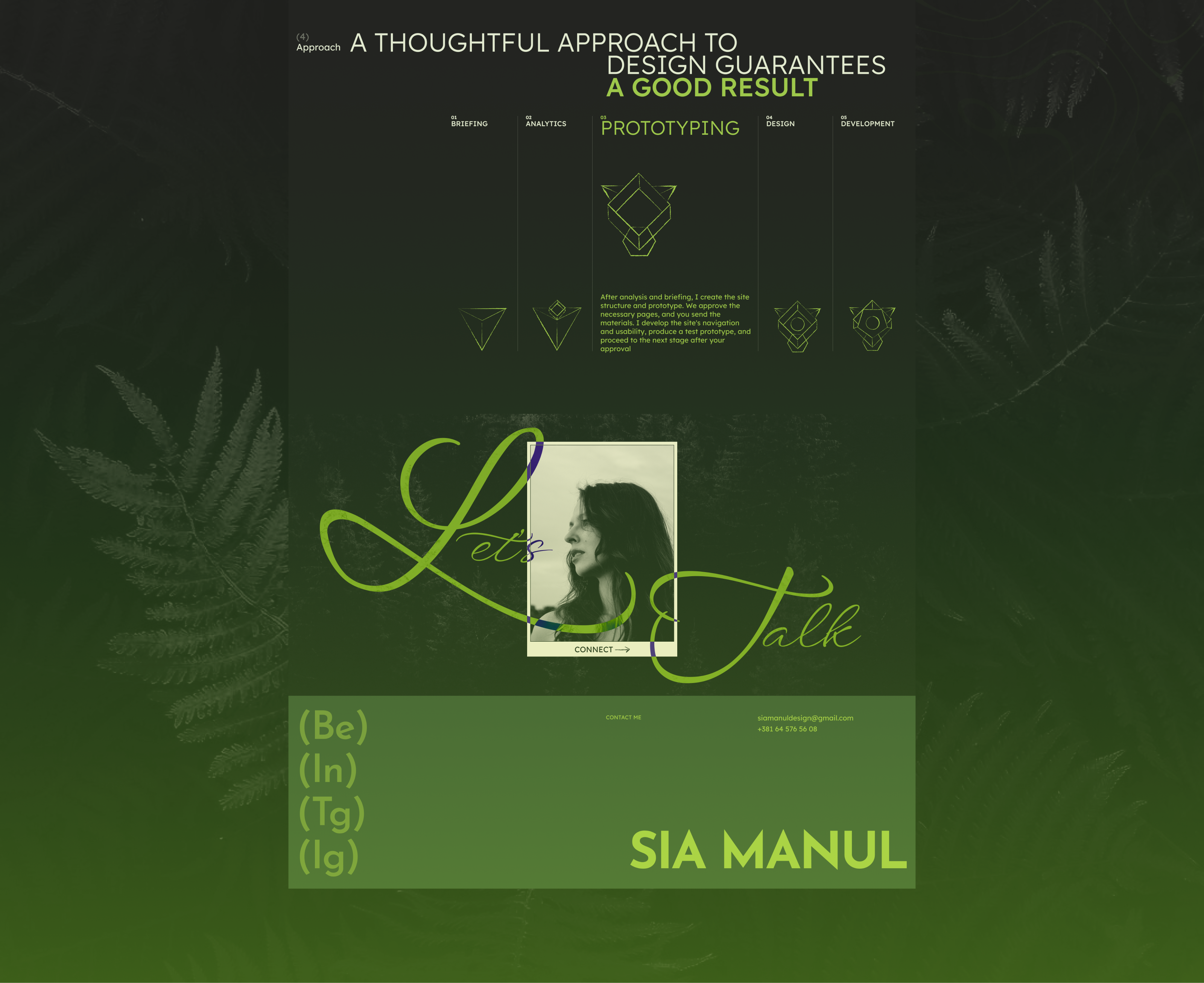 Portfolio for UX\UI designer | SiaManul — Изображение №5 — Интерфейсы, Анимация на Dprofile