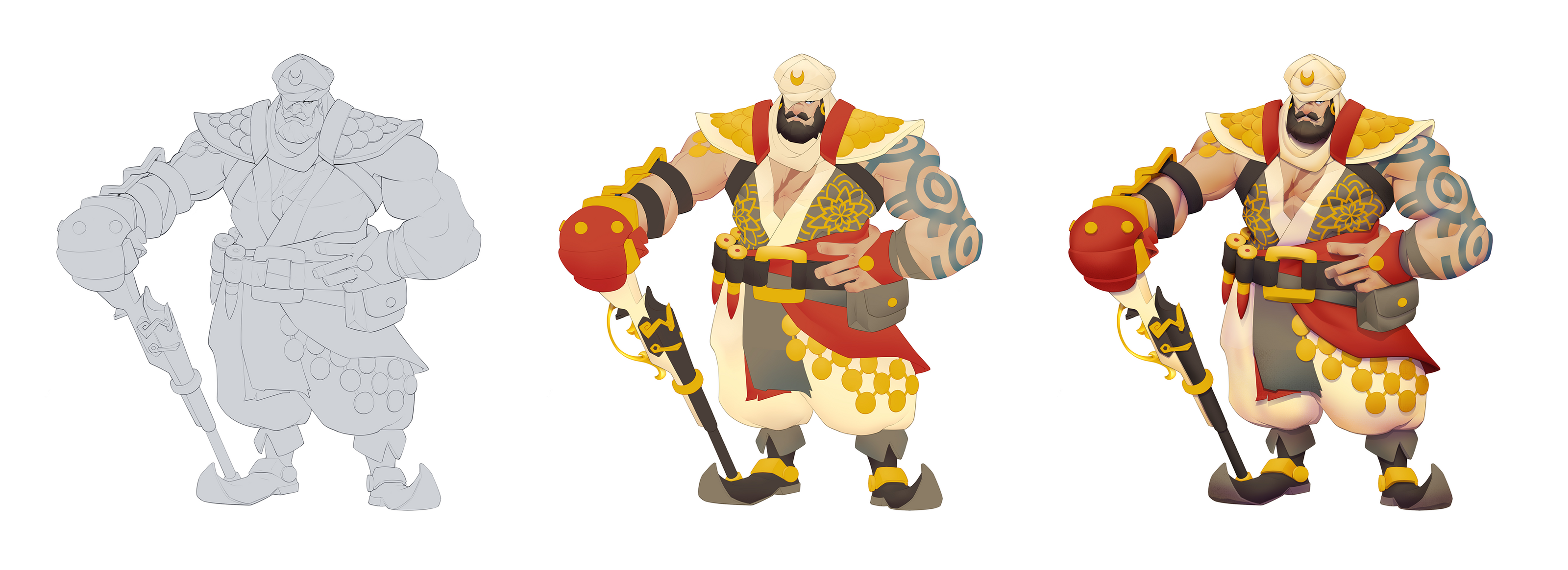 Abdullah (Character design) — Изображение №6 — Иллюстрация, Графика на Dprofile