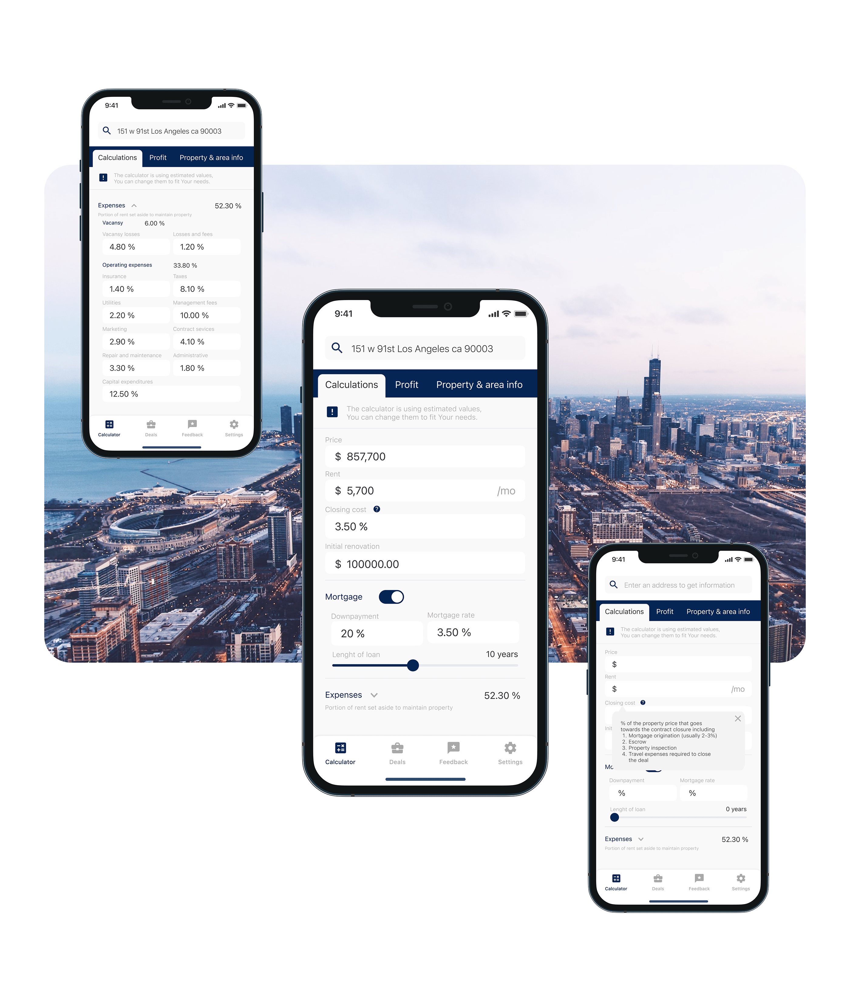 PropertyROI financial app — Изображение №10 — Интерфейсы на Dprofile