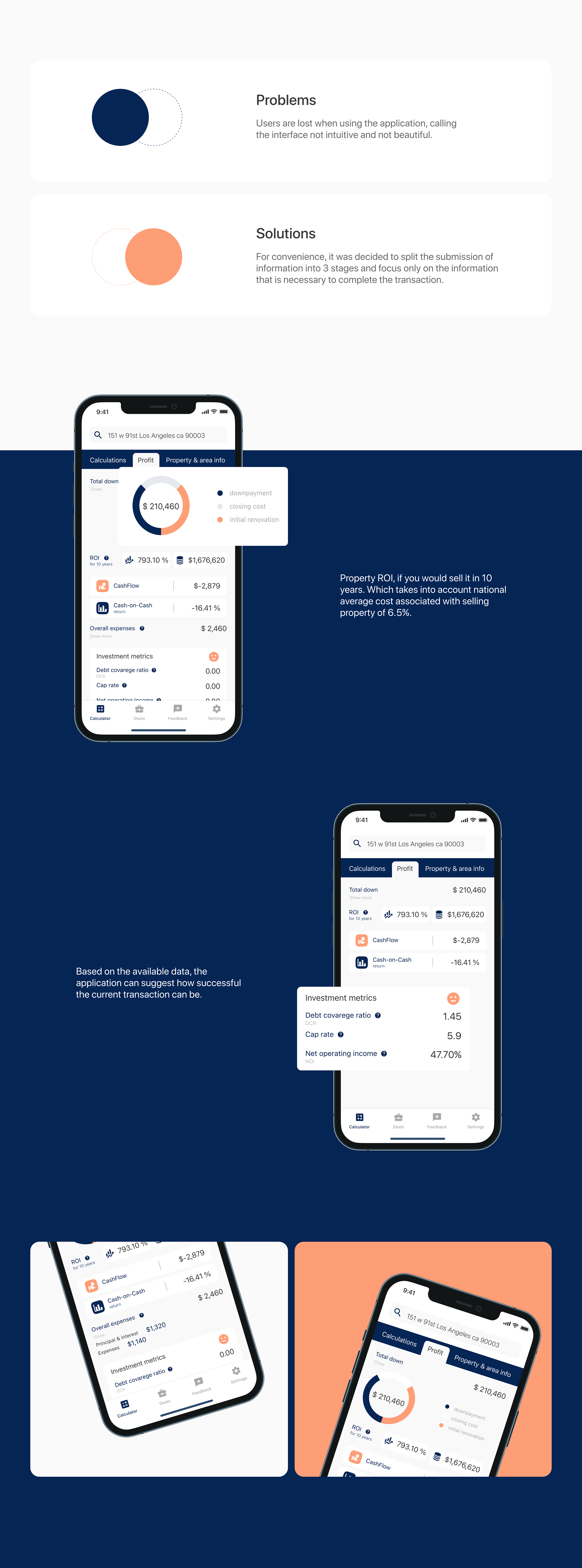 PropertyROI financial app — Изображение №3 — Интерфейсы на Dprofile