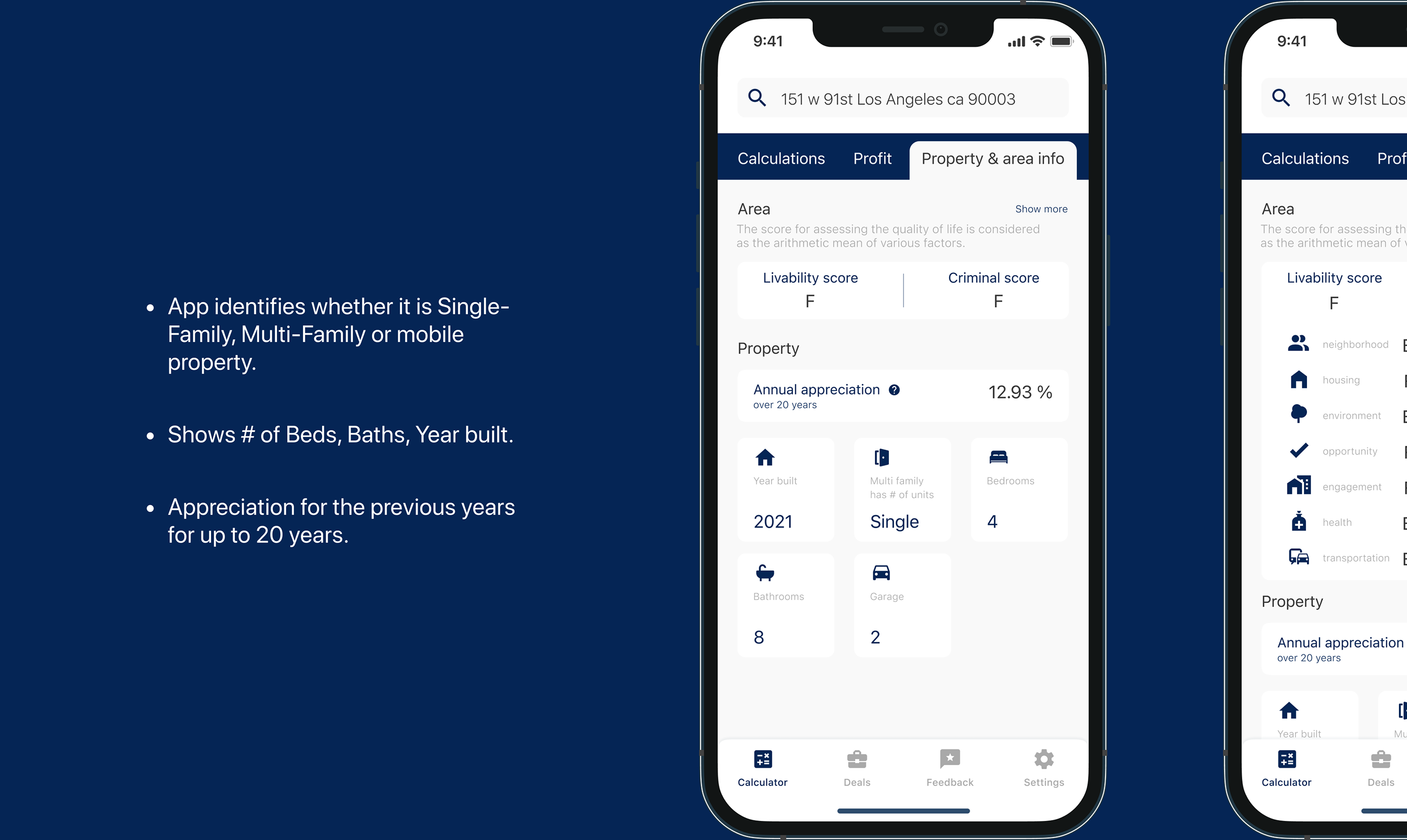 PropertyROI financial app — Изображение №4 — Интерфейсы на Dprofile