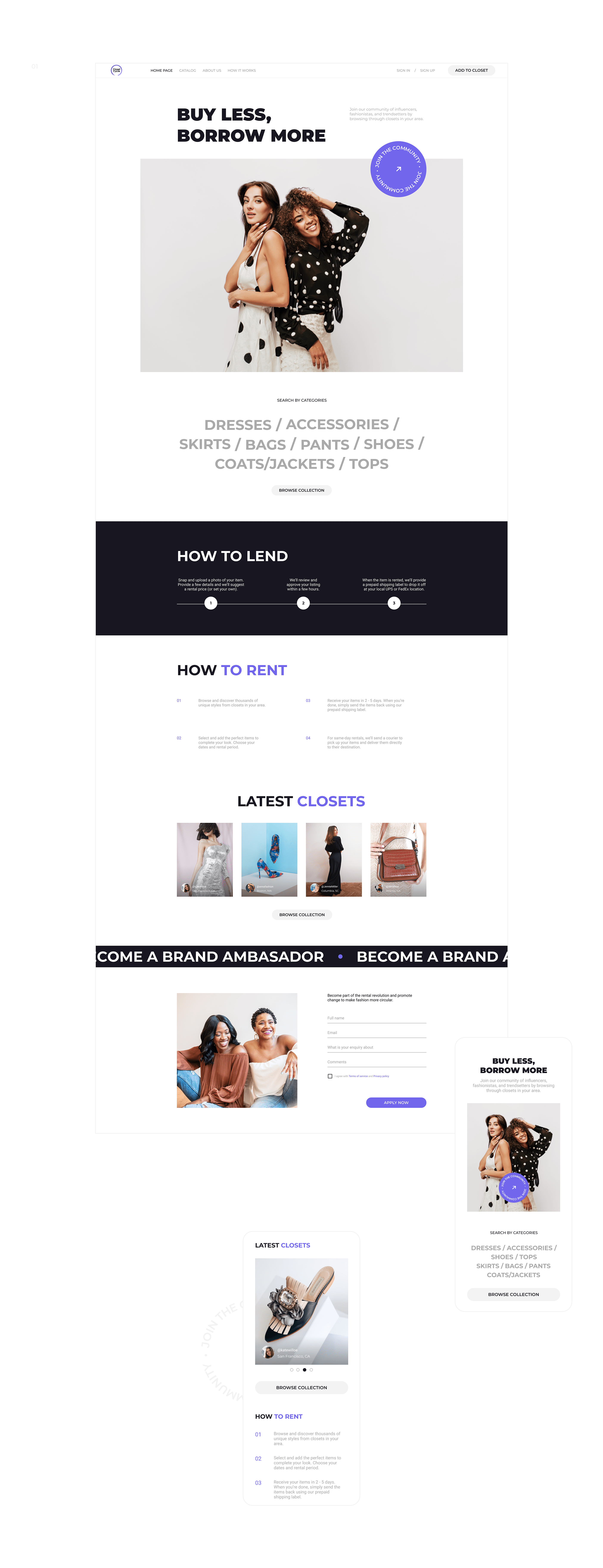 ClosetCycle — Изображение №2 — Интерфейсы на Dprofile