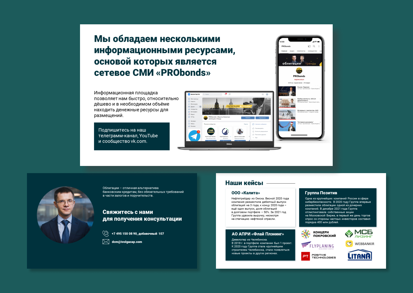 Концепт презентации для компании Иволга Капитал — Изображение №6 — Маркетинг на Dprofile