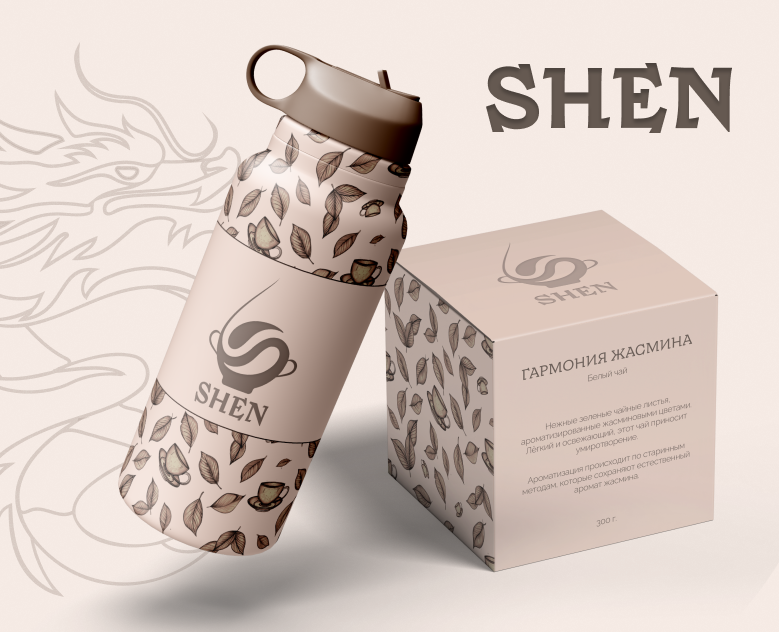 Фирменный стиль магазина SHEN — Брендинг, Графика на Dprofile
