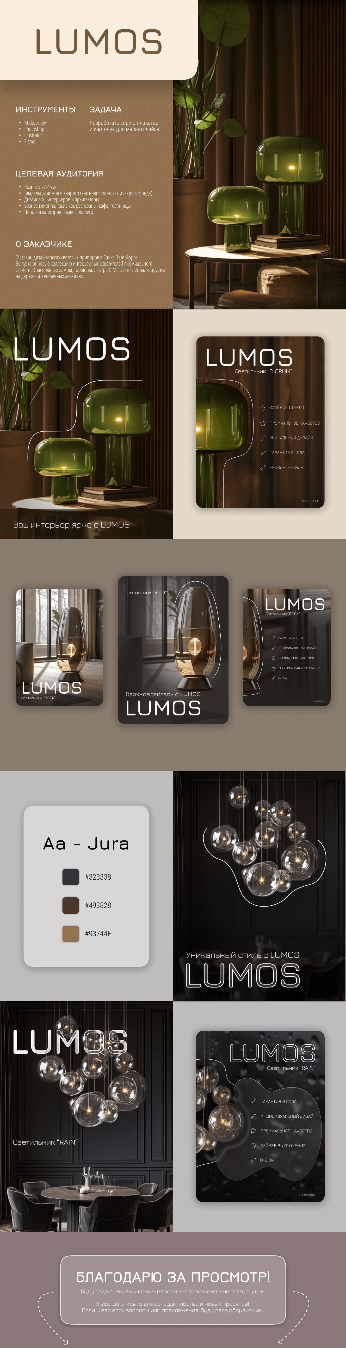 LUMOS. Карточки для маркетплейсов. — Изображение №1 — Брендинг, Графика на Dprofile