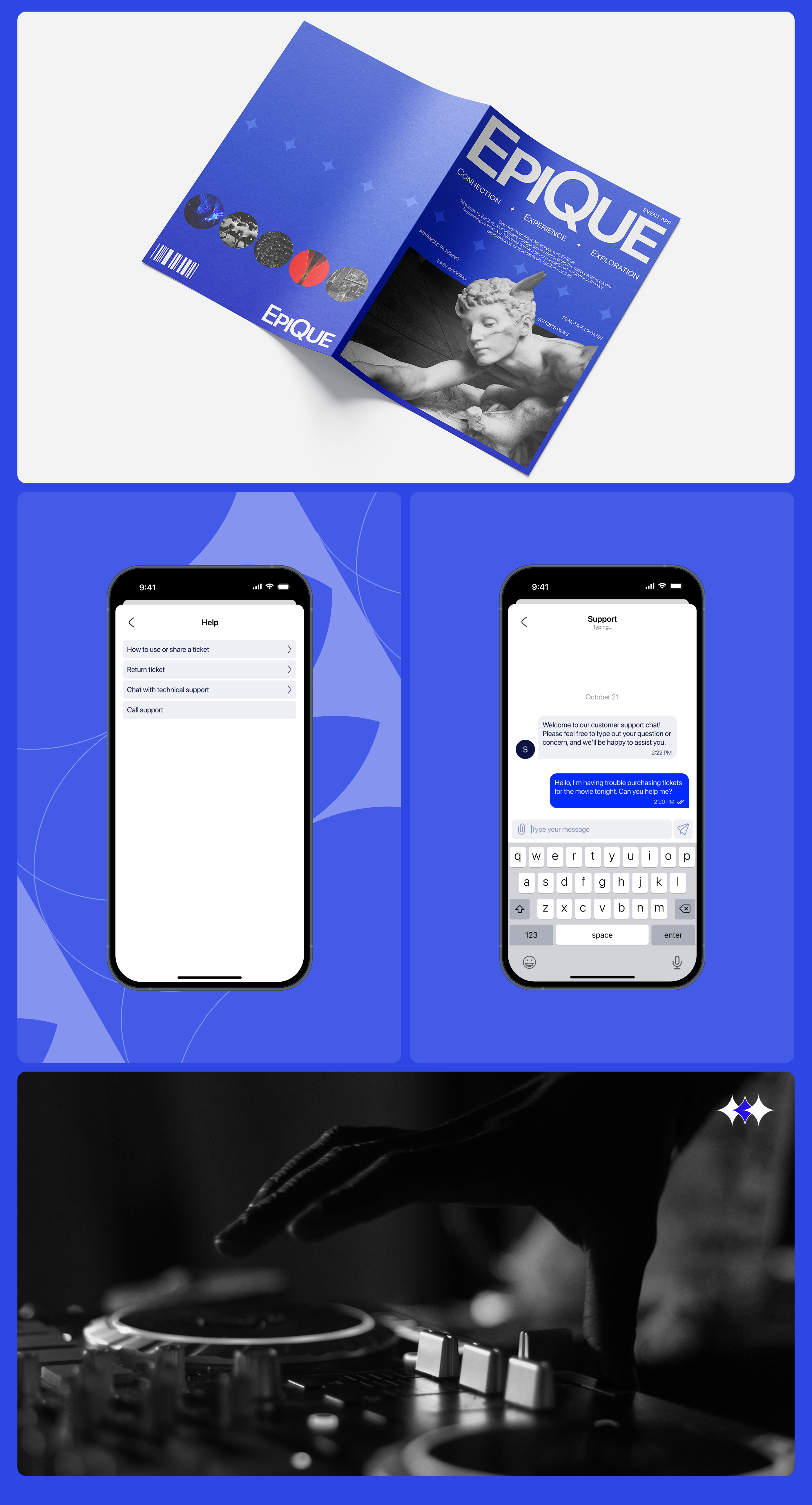 EpiQue - Event App — Изображение №5 — Интерфейсы, Брендинг на Dprofile