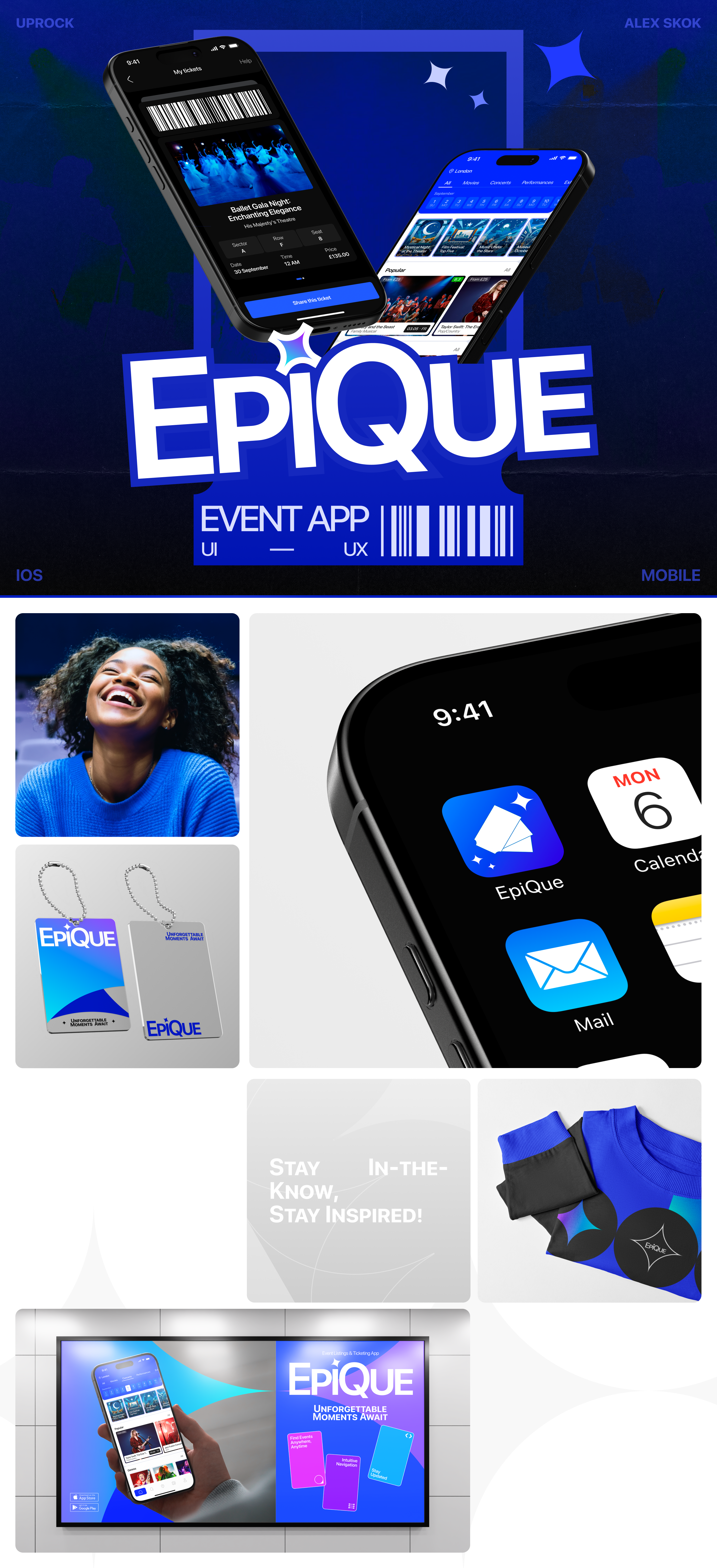 EpiQue - Event App — Изображение №1 — Интерфейсы, Брендинг на Dprofile