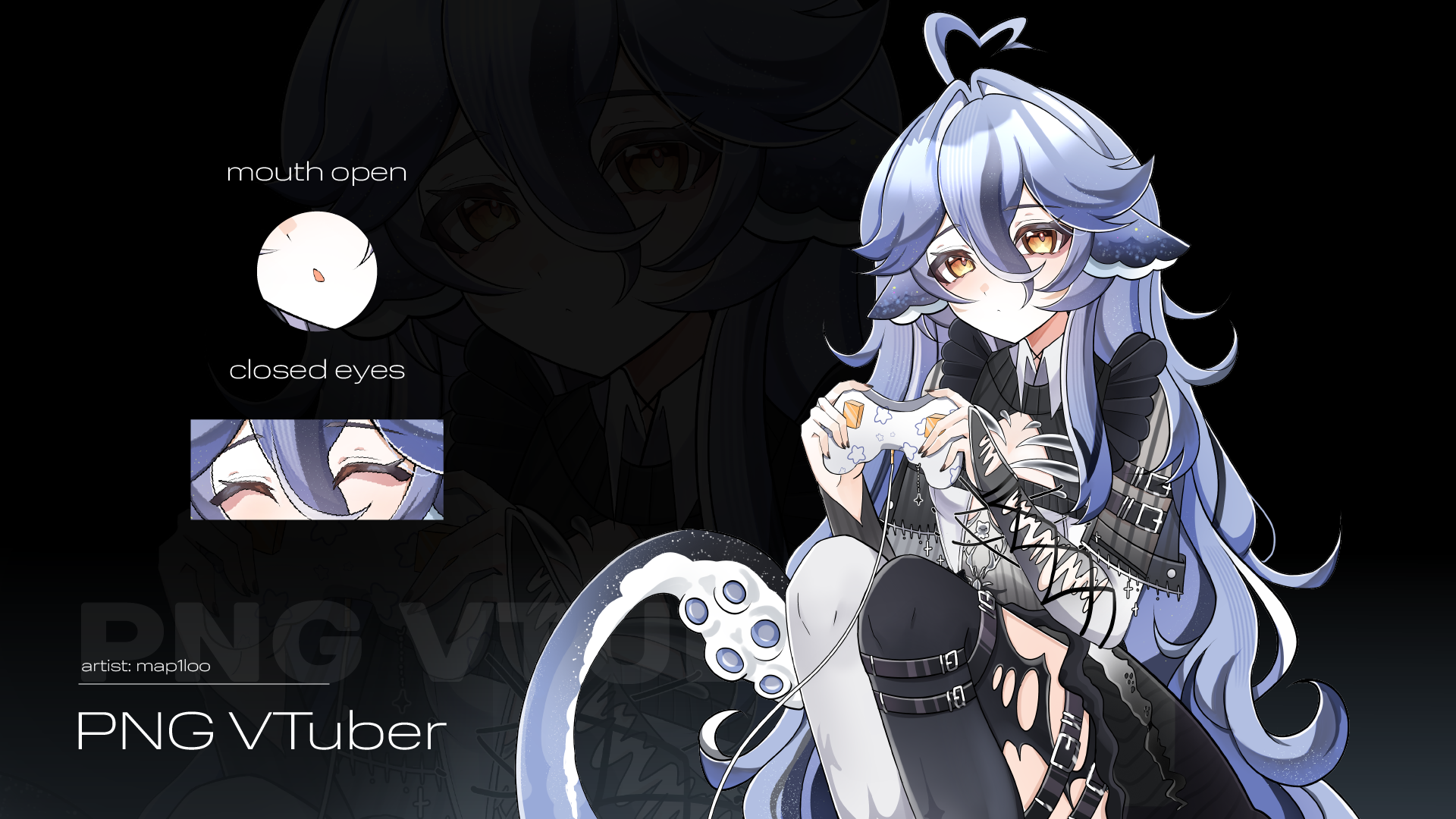 PNG VTUBER | Illustration — Изображение №2 — Иллюстрация, Графика на Dprofile