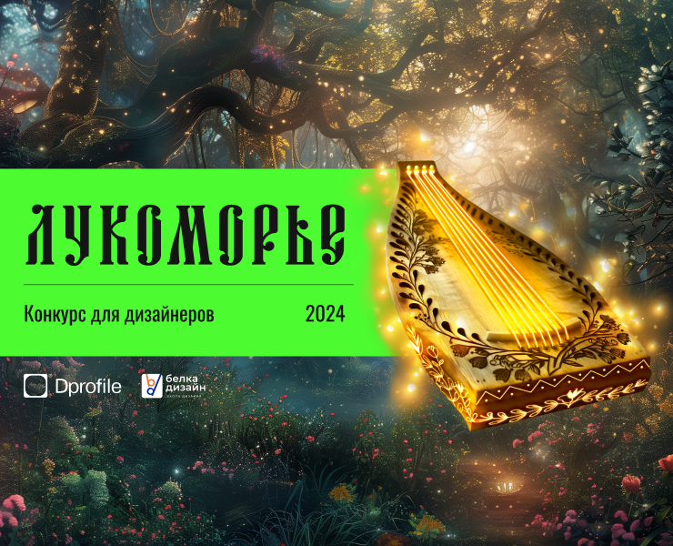Лукоморье | Гусли-самогуды, карточка товара — Графика, Маркетинг на Dprofile