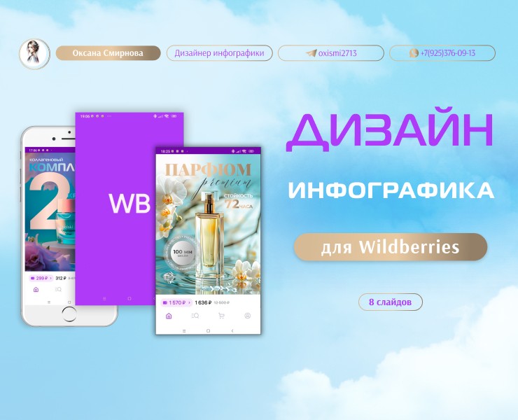 Инфографика / дизайн карточек товара — Графика, Маркетинг на Dprofile
