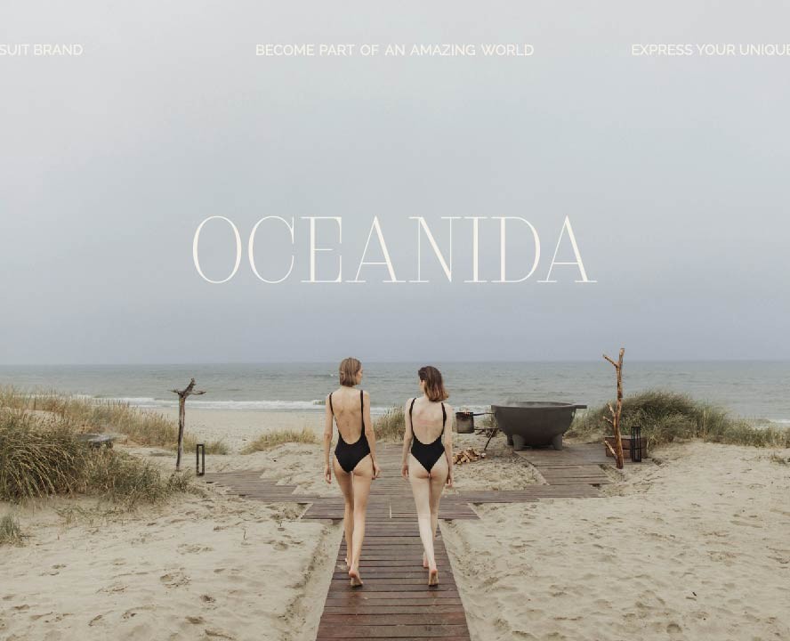 OCEANIDA бренд купальников/фирменный стиль/логотип на Dprofile