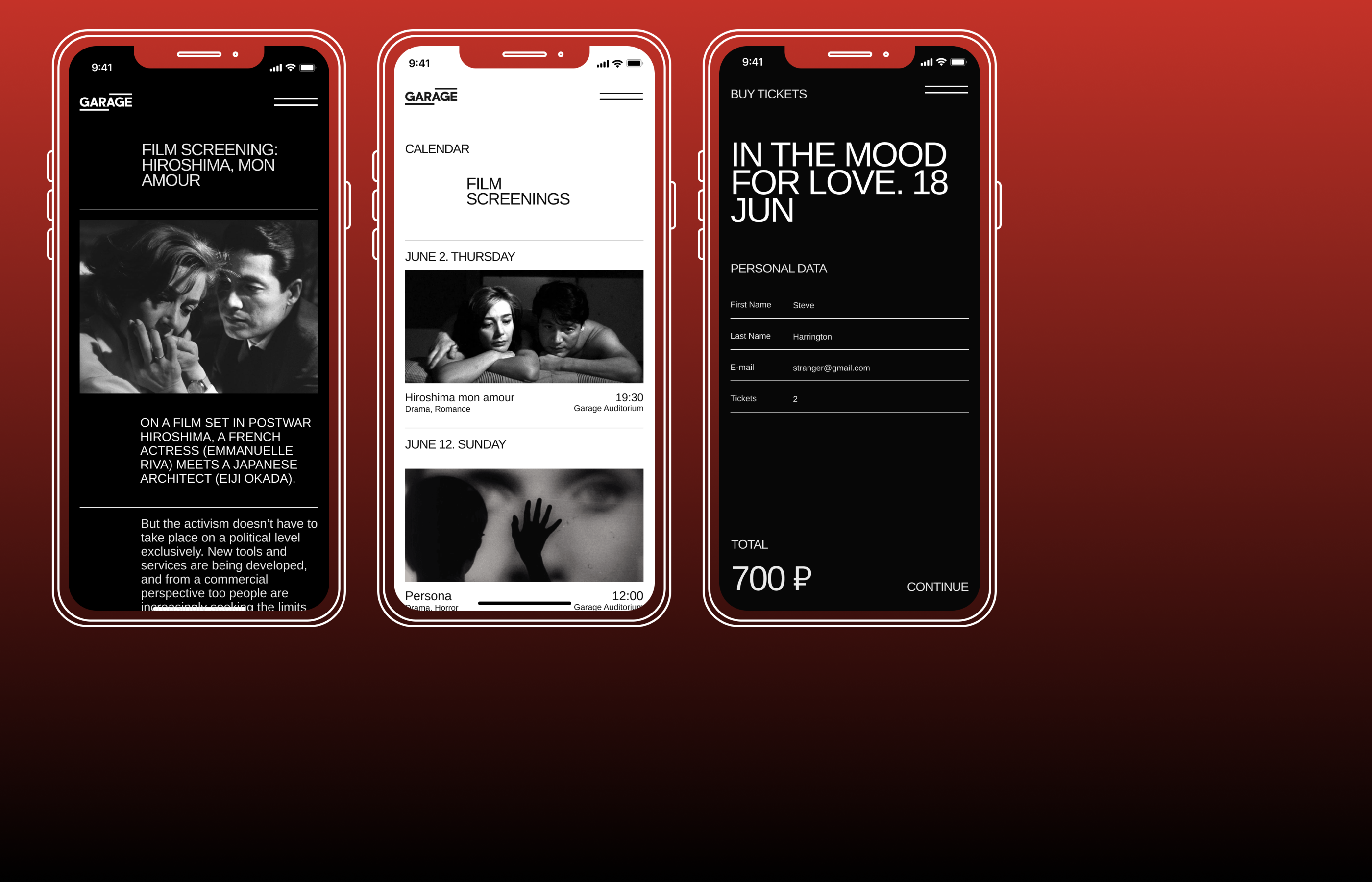Garage Museum — iOS Concept App — Изображение №7 — Интерфейсы, Брендинг на Dprofile