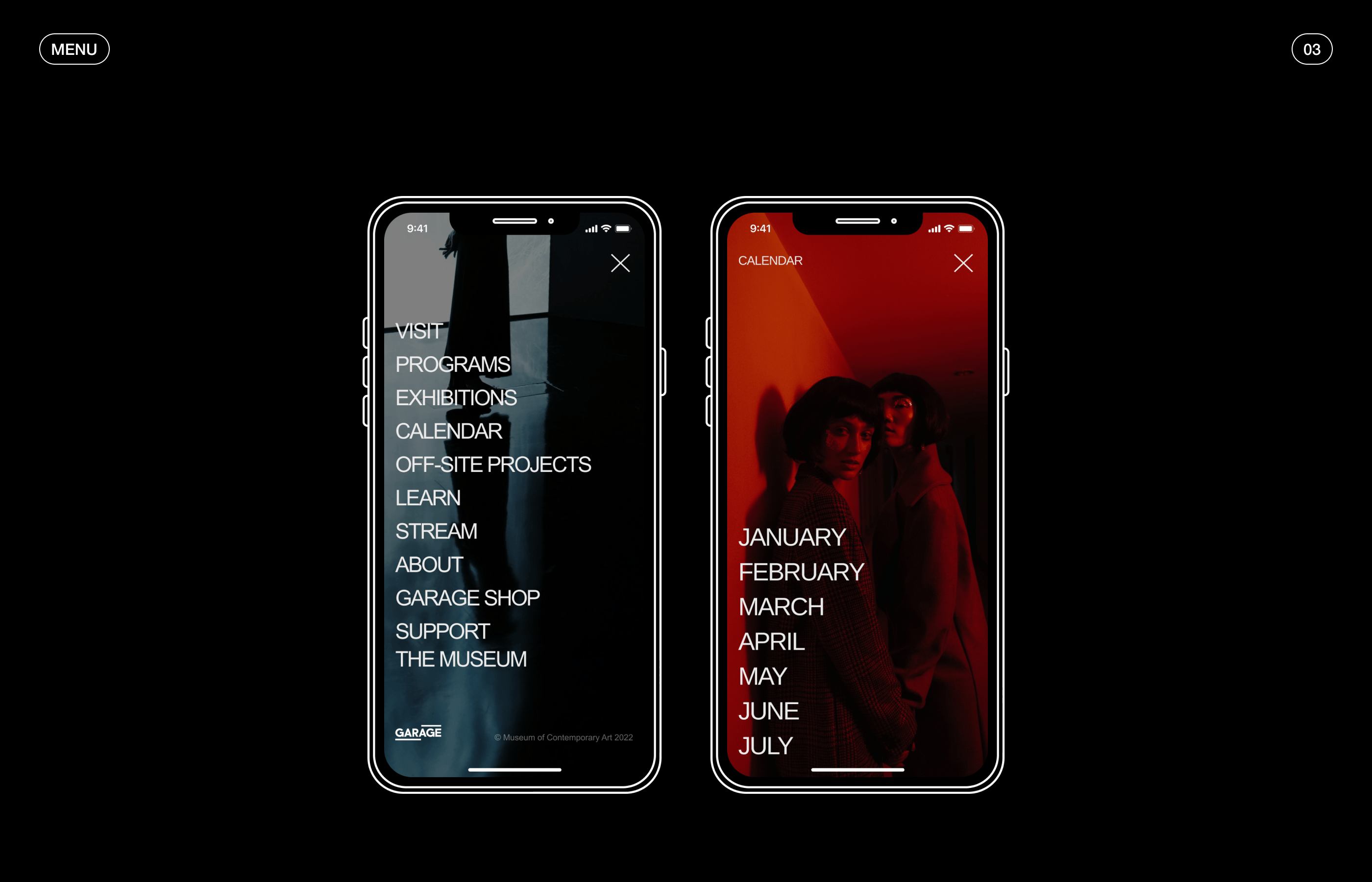 Garage Museum — iOS Concept App — Изображение №4 — Интерфейсы, Брендинг на Dprofile