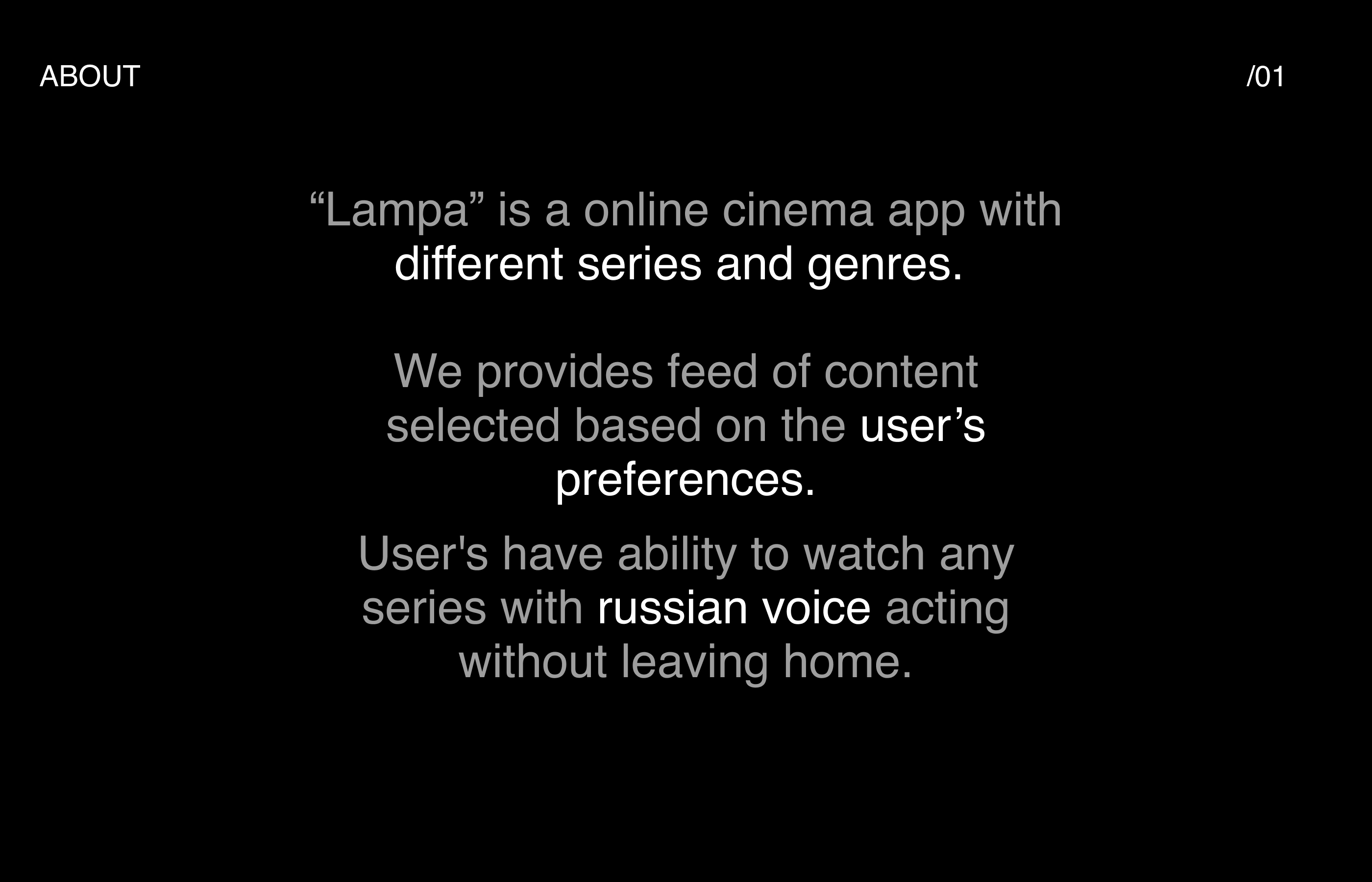 Online-cinema — Mobile Concept App — Изображение №3 — Интерфейсы на Dprofile