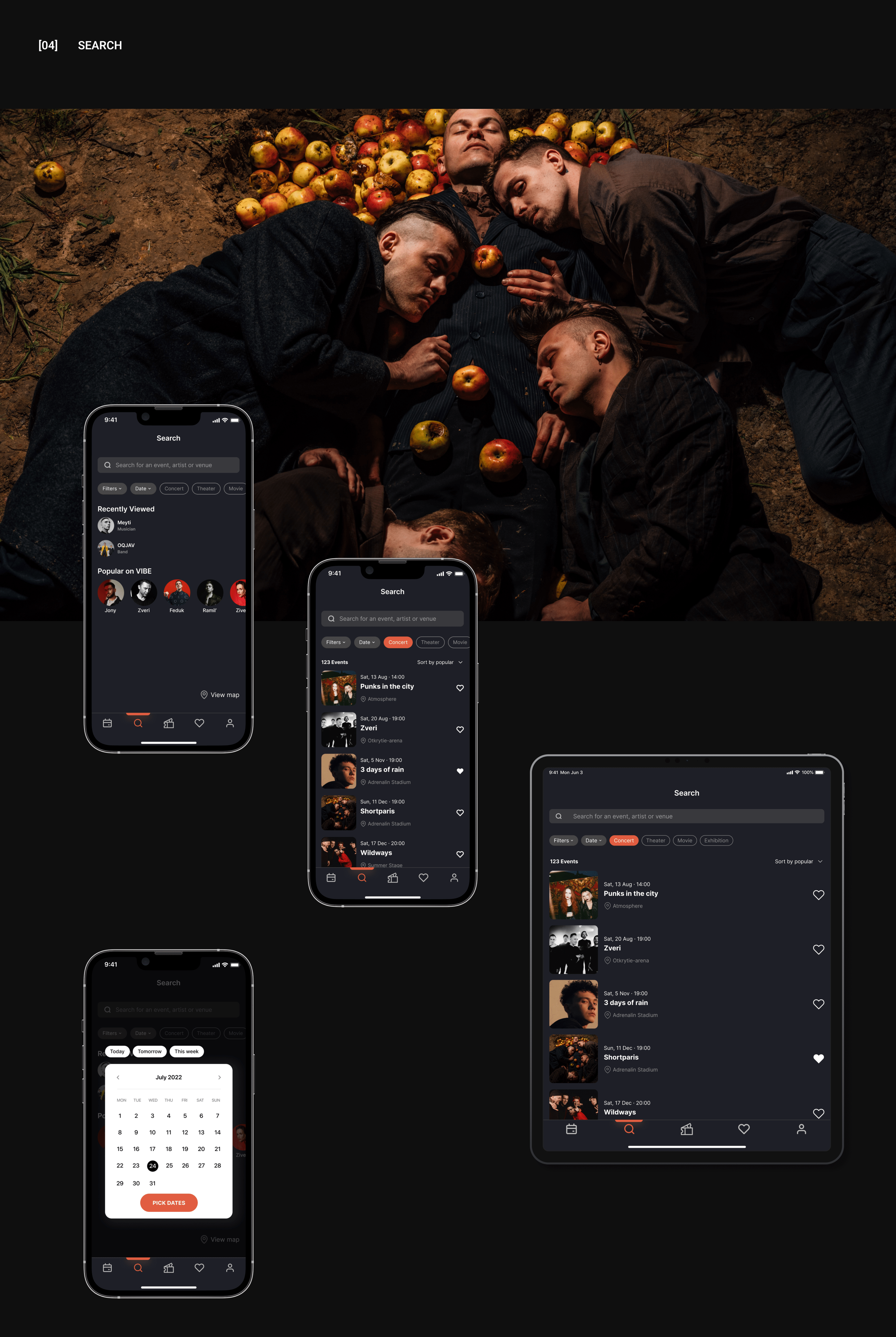 Event iOS App — Изображение №7 — Интерфейсы на Dprofile