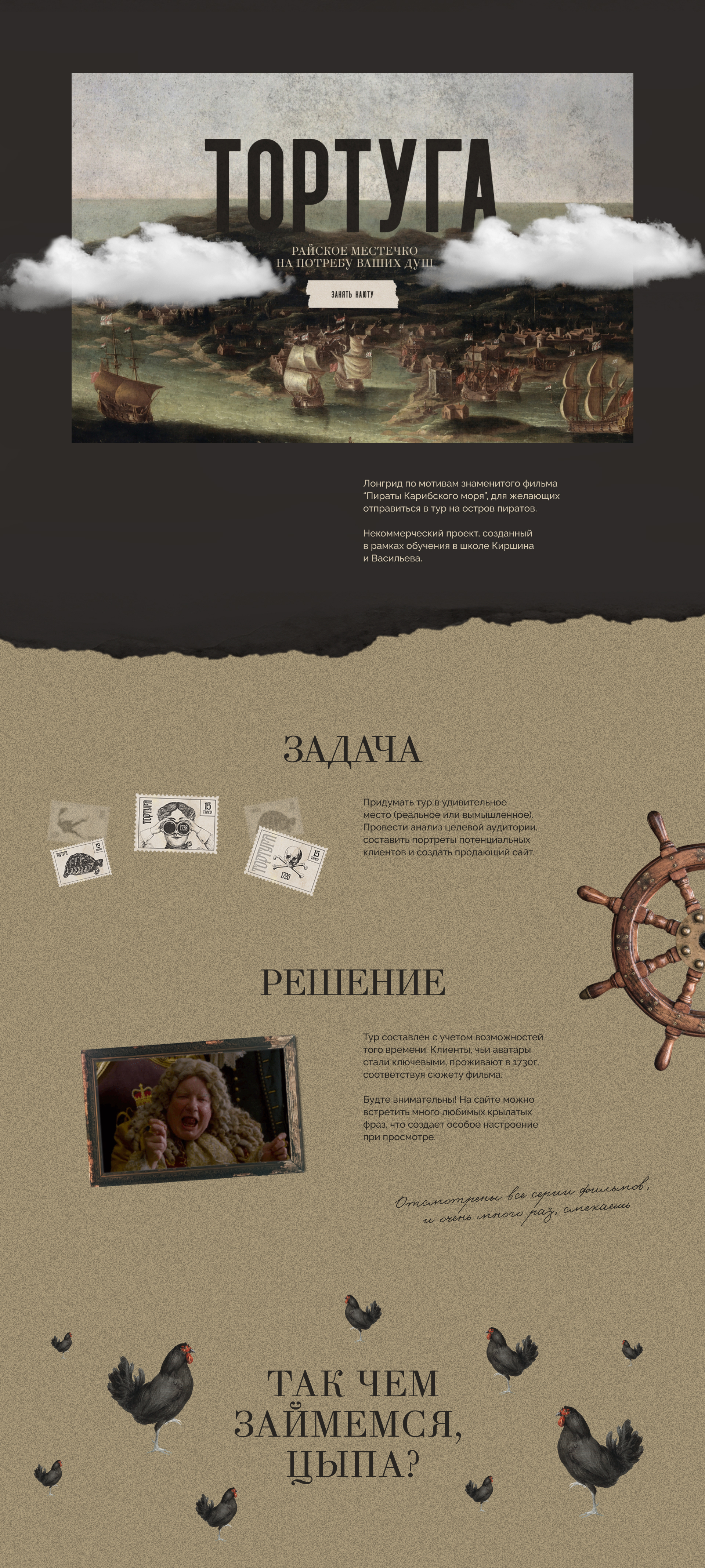 Лонгрид о путешествии на Тортугу. — Изображение №1 — Интерфейсы, Анимация на Dprofile