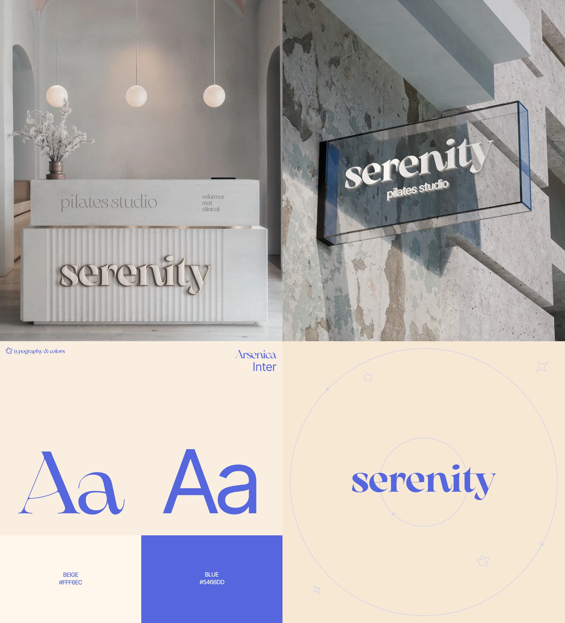 Студия пилатеса Serenity | Корпоративный сайт — Изображение №4 — Интерфейсы, Брендинг на Dprofile