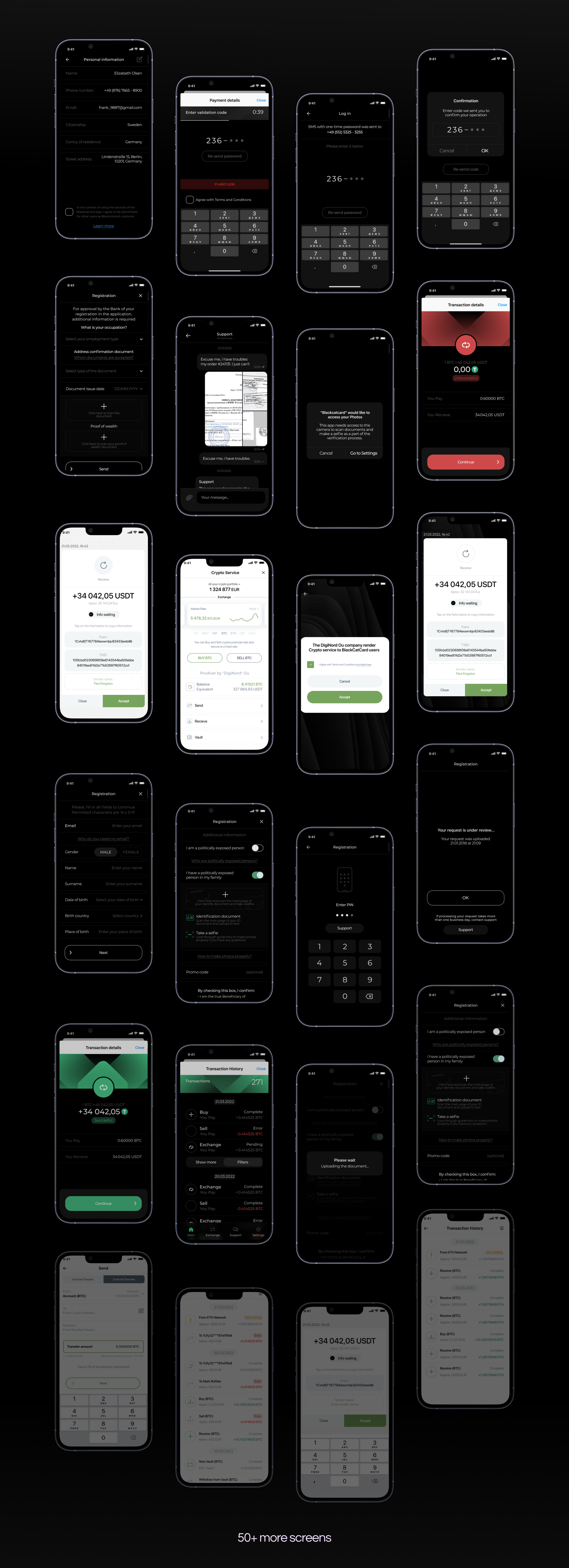 Blackcatcard Crypto — Изображение №2 — Интерфейсы, Брендинг на Dprofile