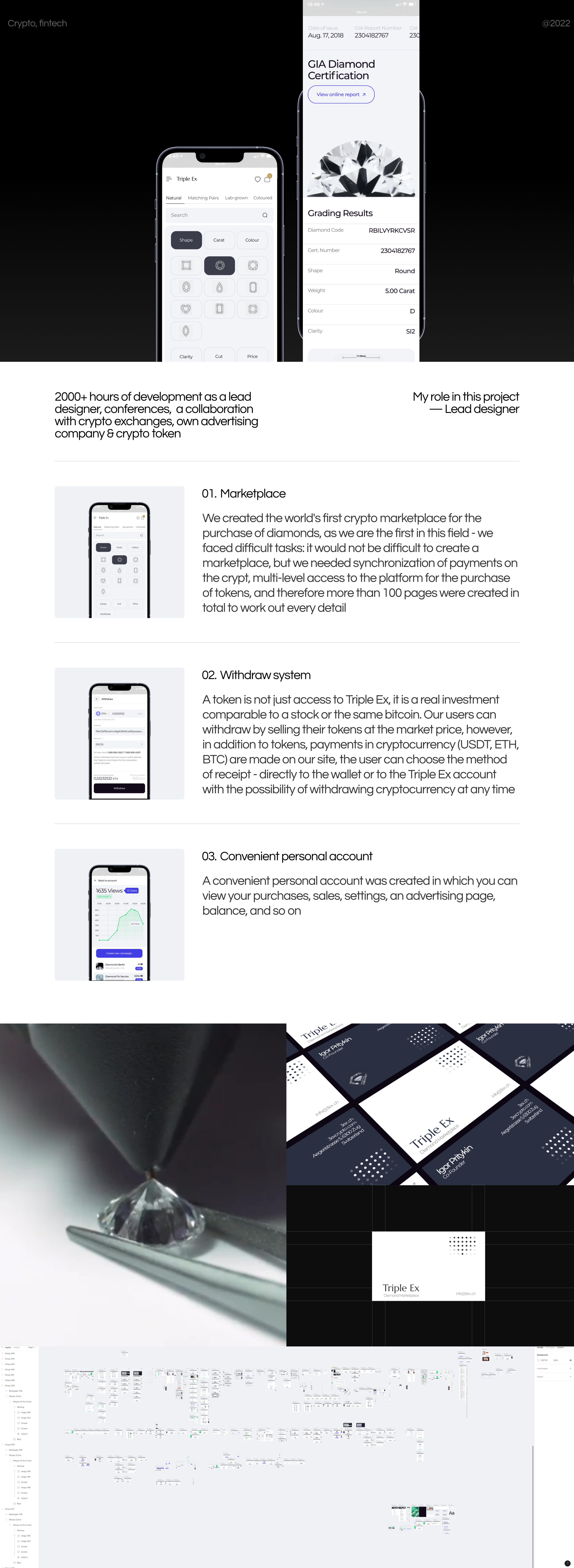Triple Ex Diamond Marketplace — Изображение №1 — Интерфейсы, Брендинг на Dprofile