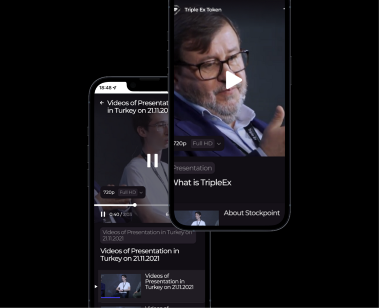 Triple Ex video — Интерфейсы, Брендинг на Dprofile
