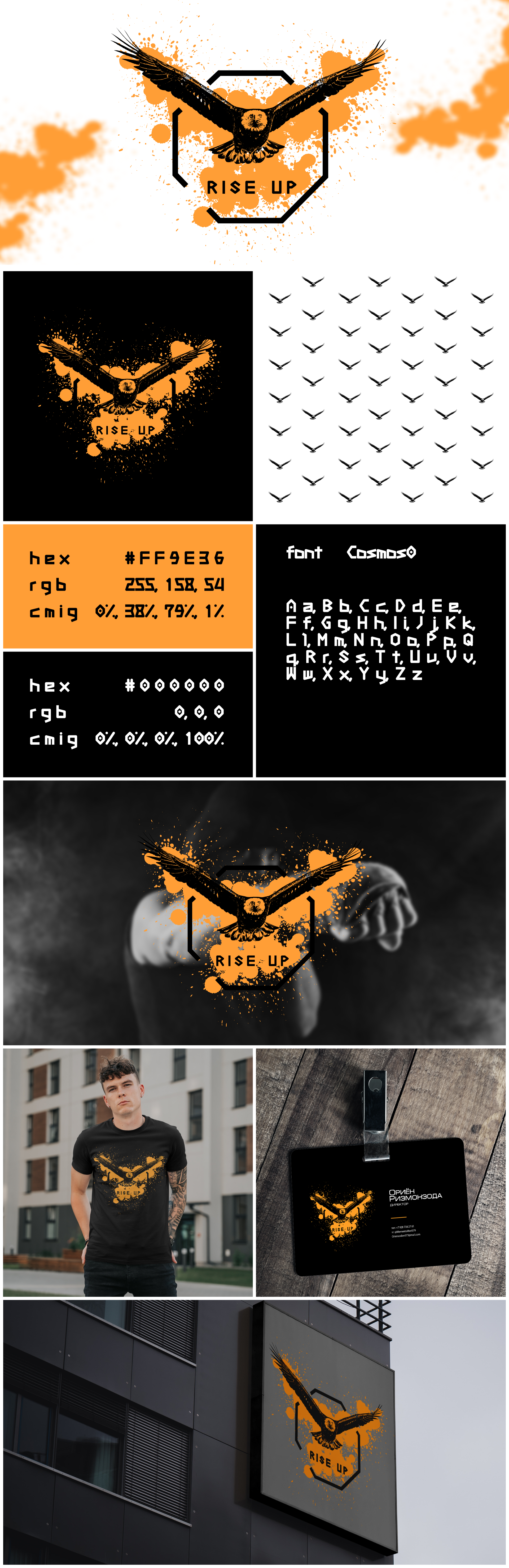 Бойцовский клуб RISE UP — Изображение №2 — Брендинг, Анимация на Dprofile