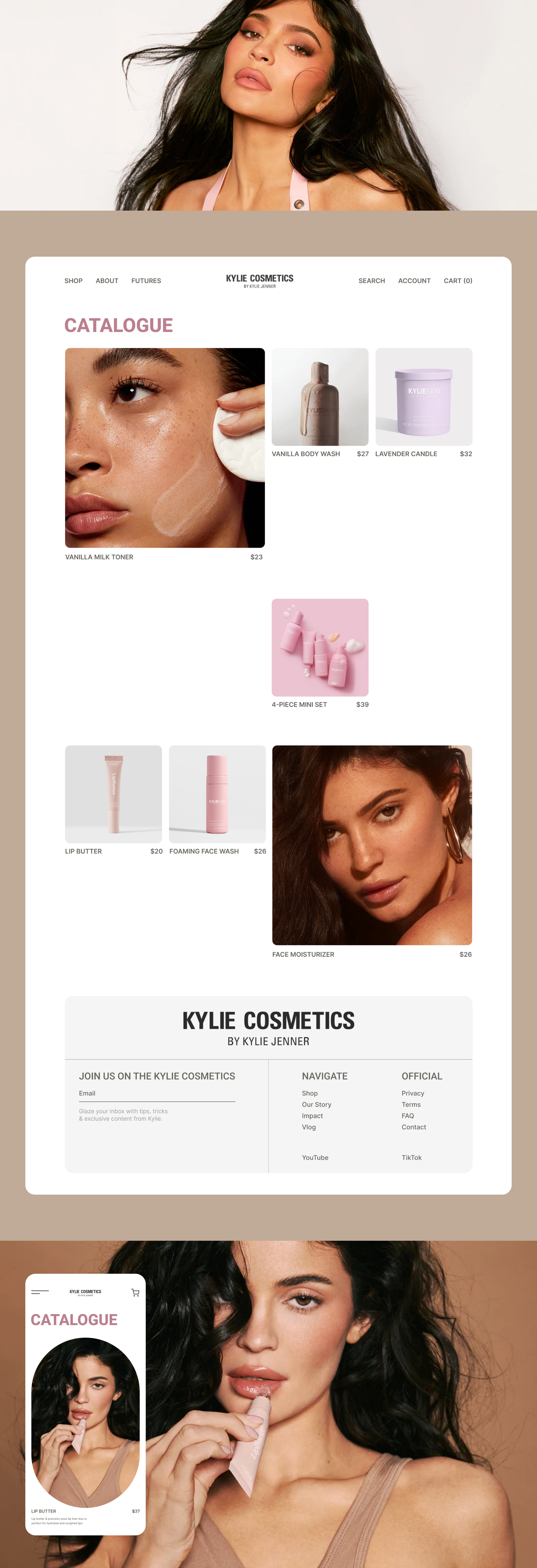 Online cosmetic store — Изображение №4 — Интерфейсы, Графика на Dprofile