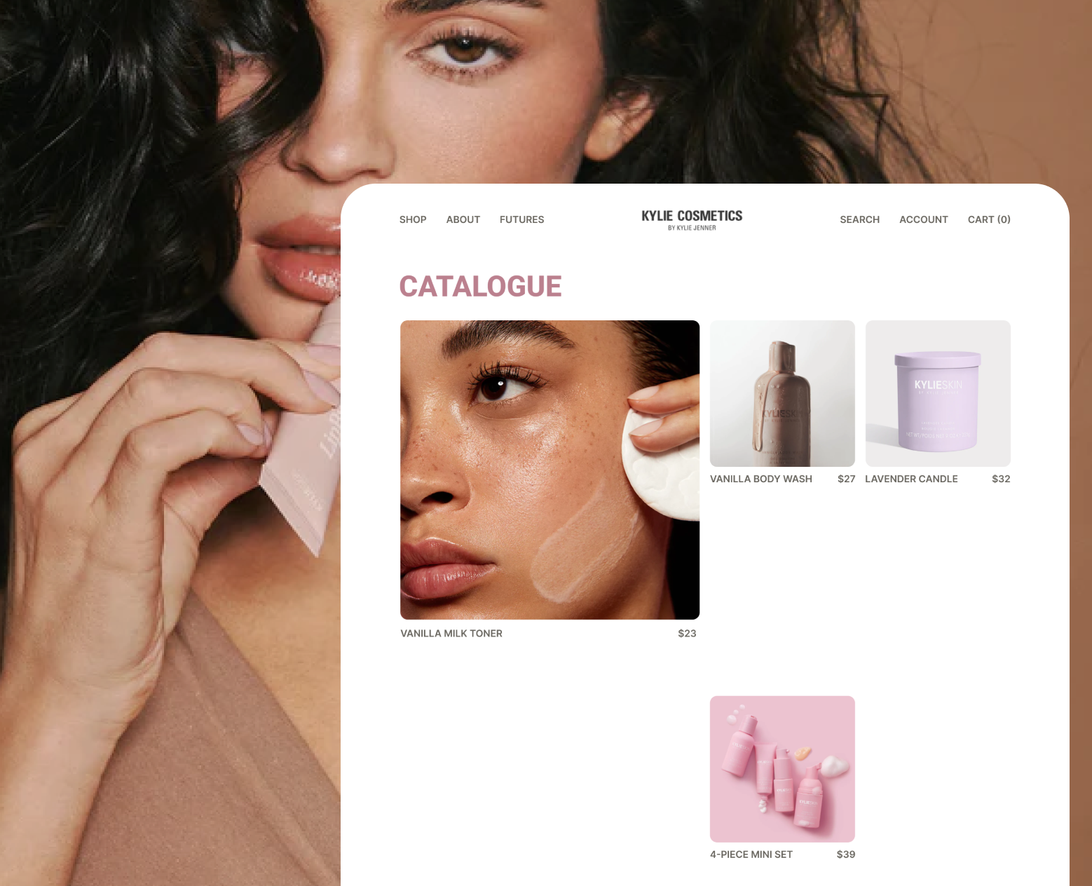 Online cosmetic store — Интерфейсы, Графика на Dprofile