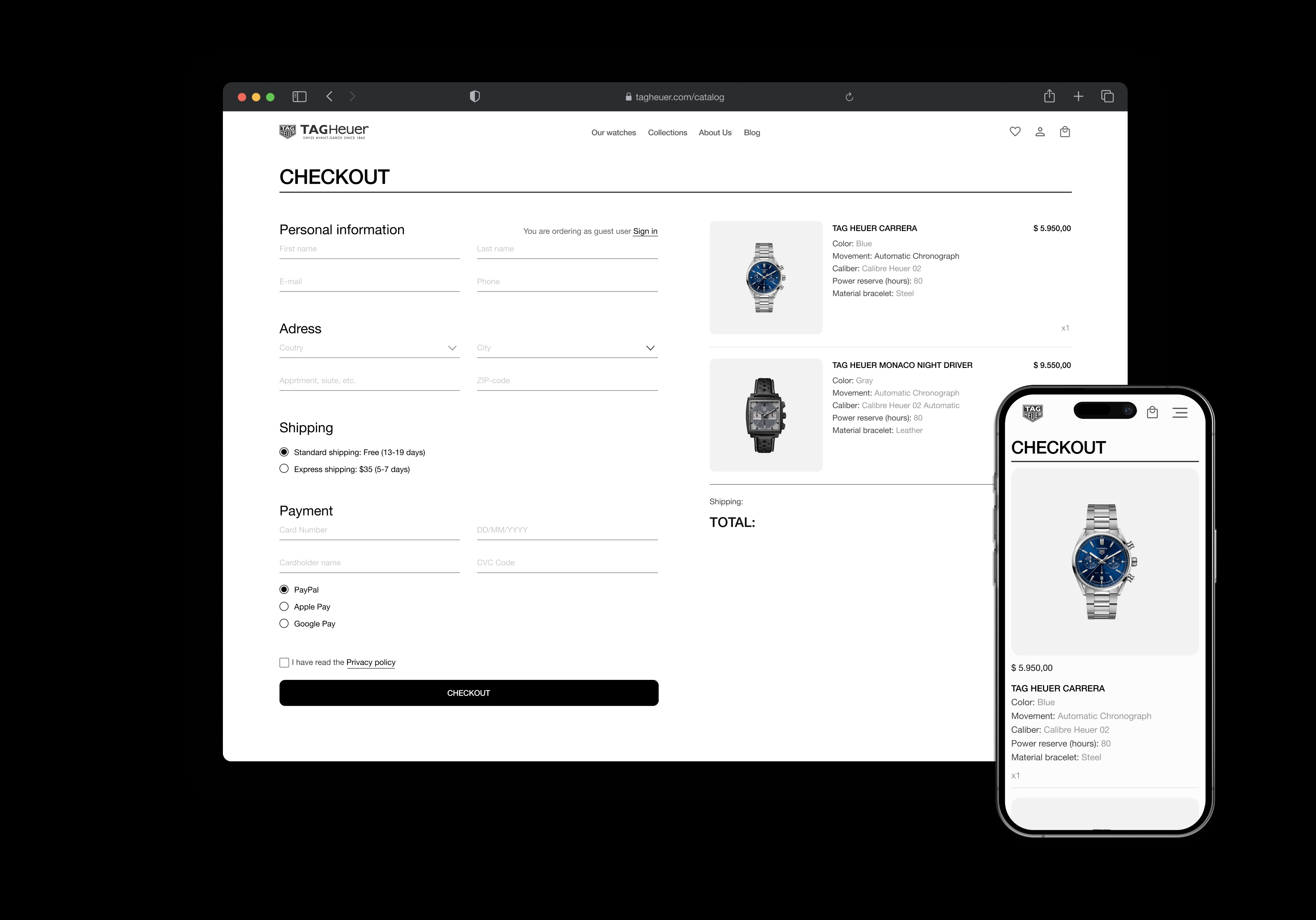 Luxury watches TAG HEUER — Изображение №12 — Брендинг, Маркетинг на Dprofile