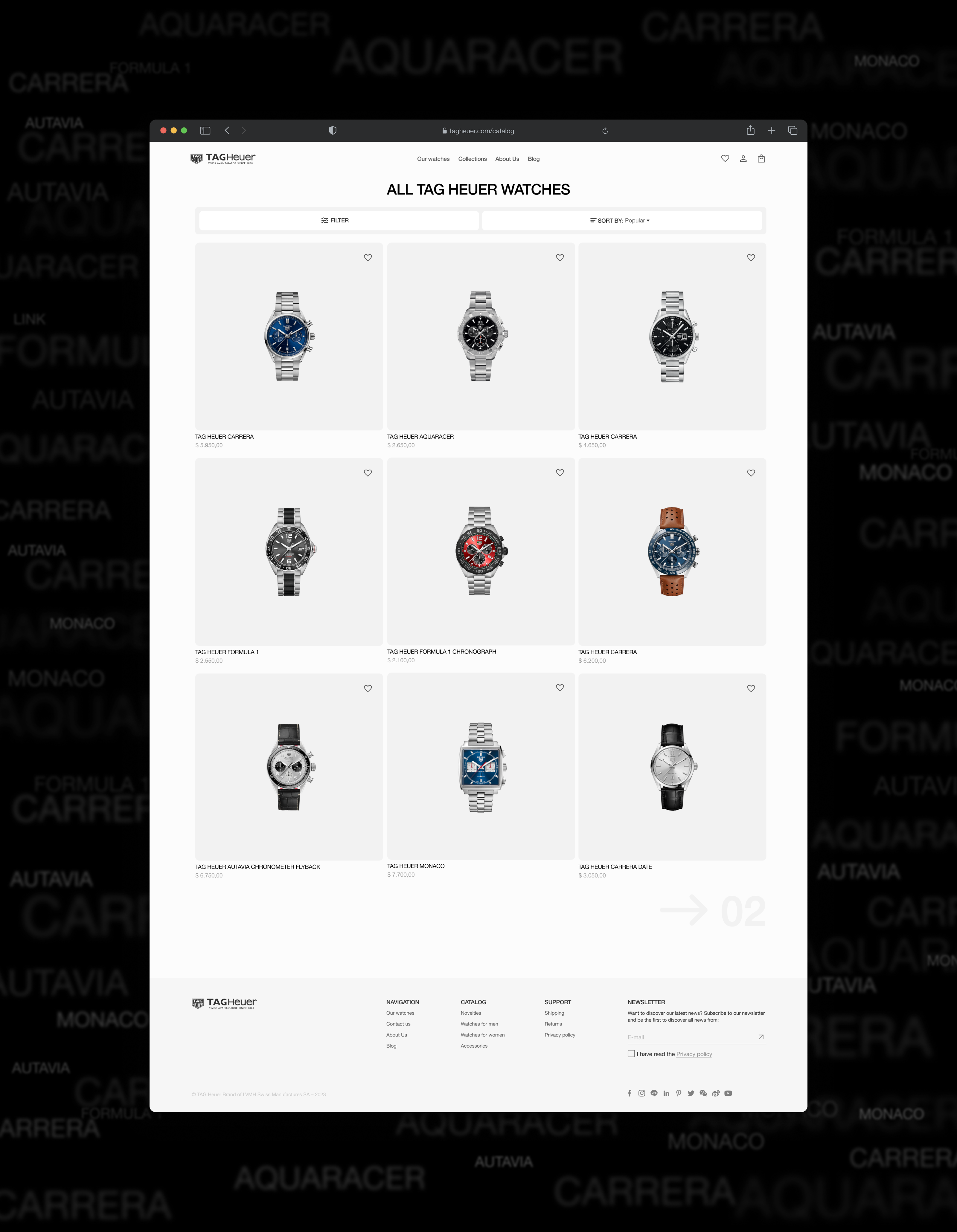 Luxury watches TAG HEUER — Изображение №4 — Брендинг, Маркетинг на Dprofile