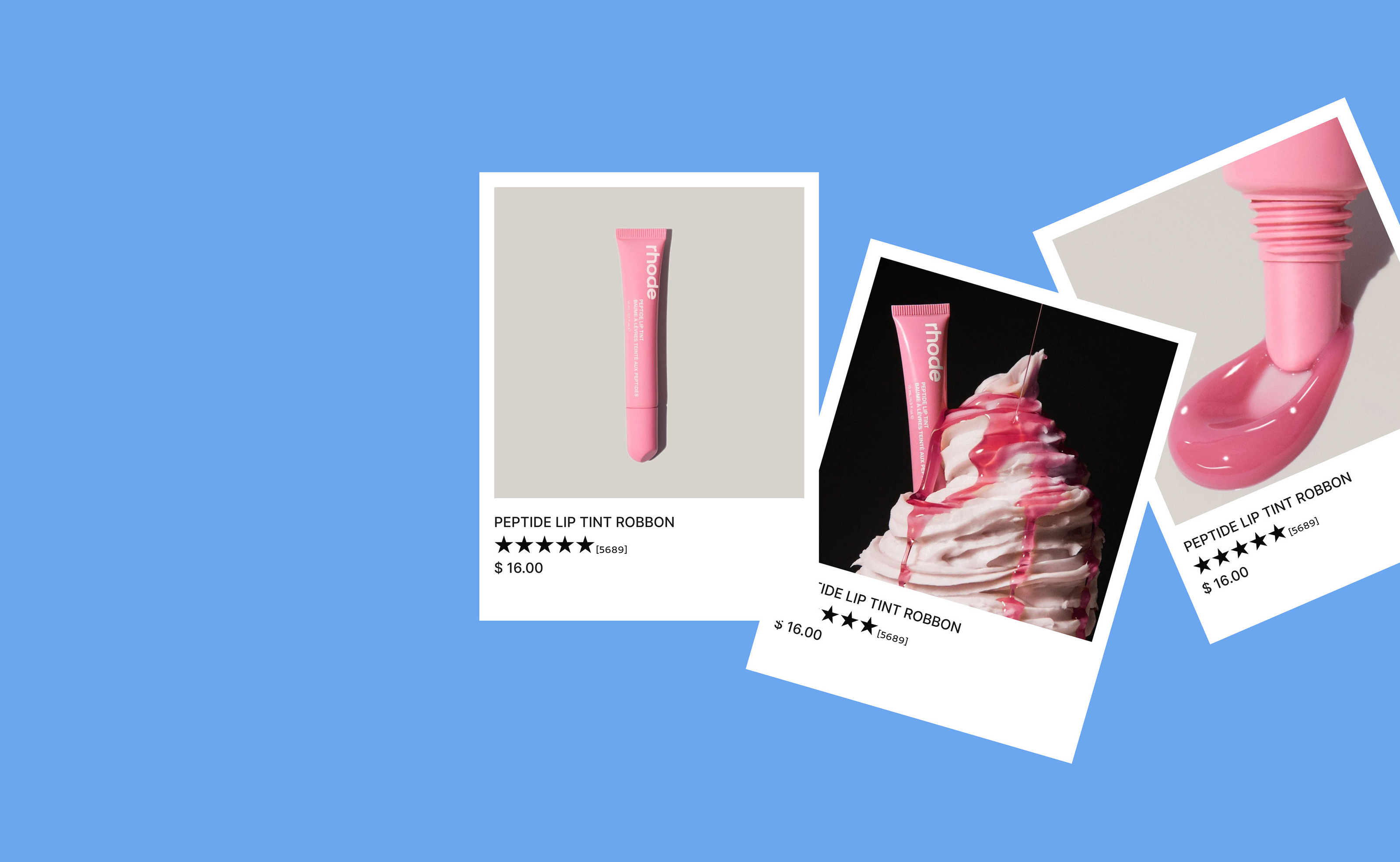 Online cosmetics store | Rhode | UI/UX design — Изображение №10 — Интерфейсы, Брендинг на Dprofile