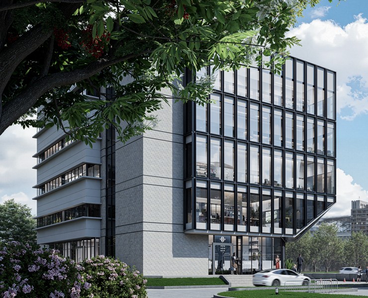 Office building 3D Visualization на Dprofile